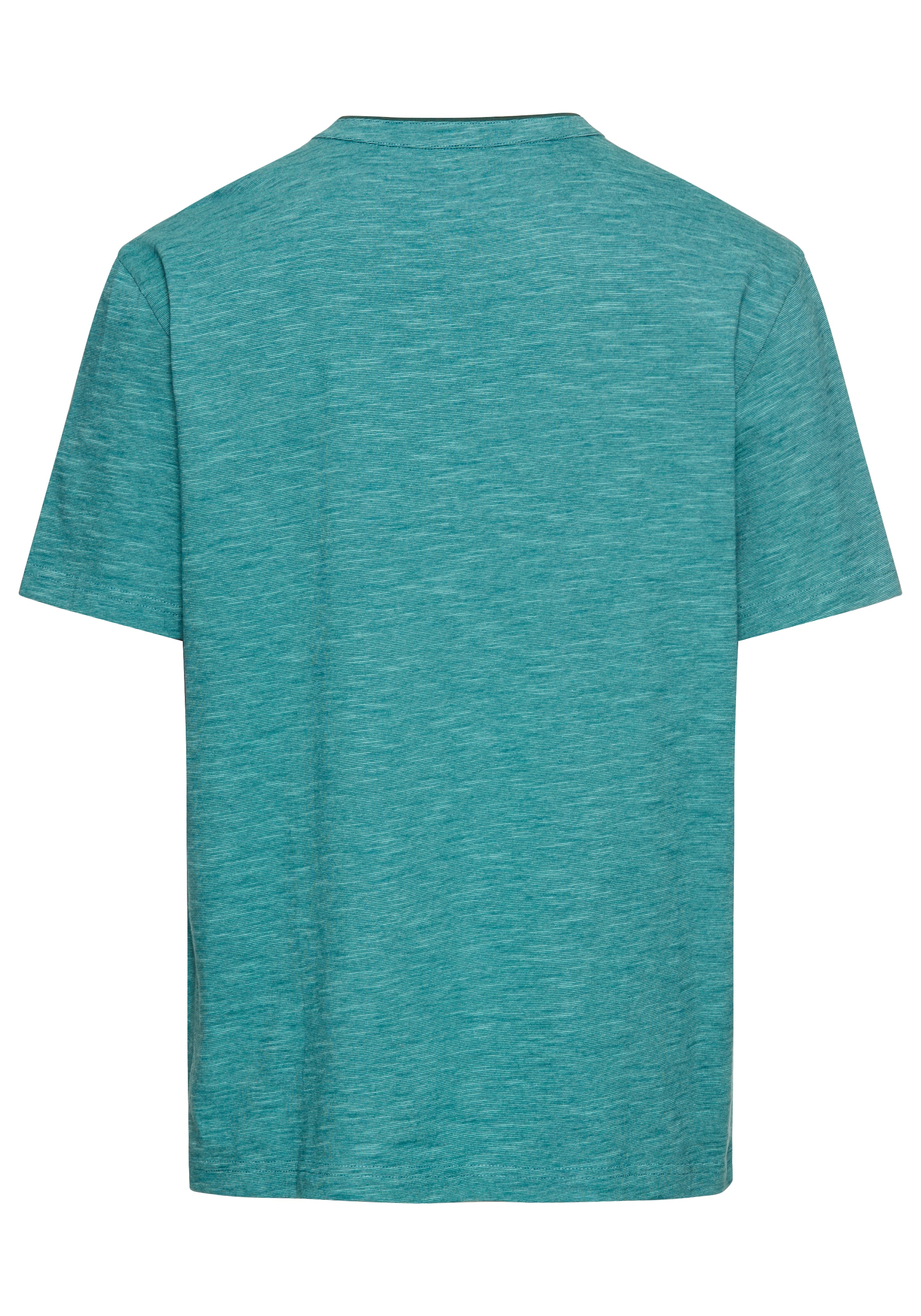 Man's World Henleyshirt, mit Stehkragen-Optik und funktionaler Knopfleiste