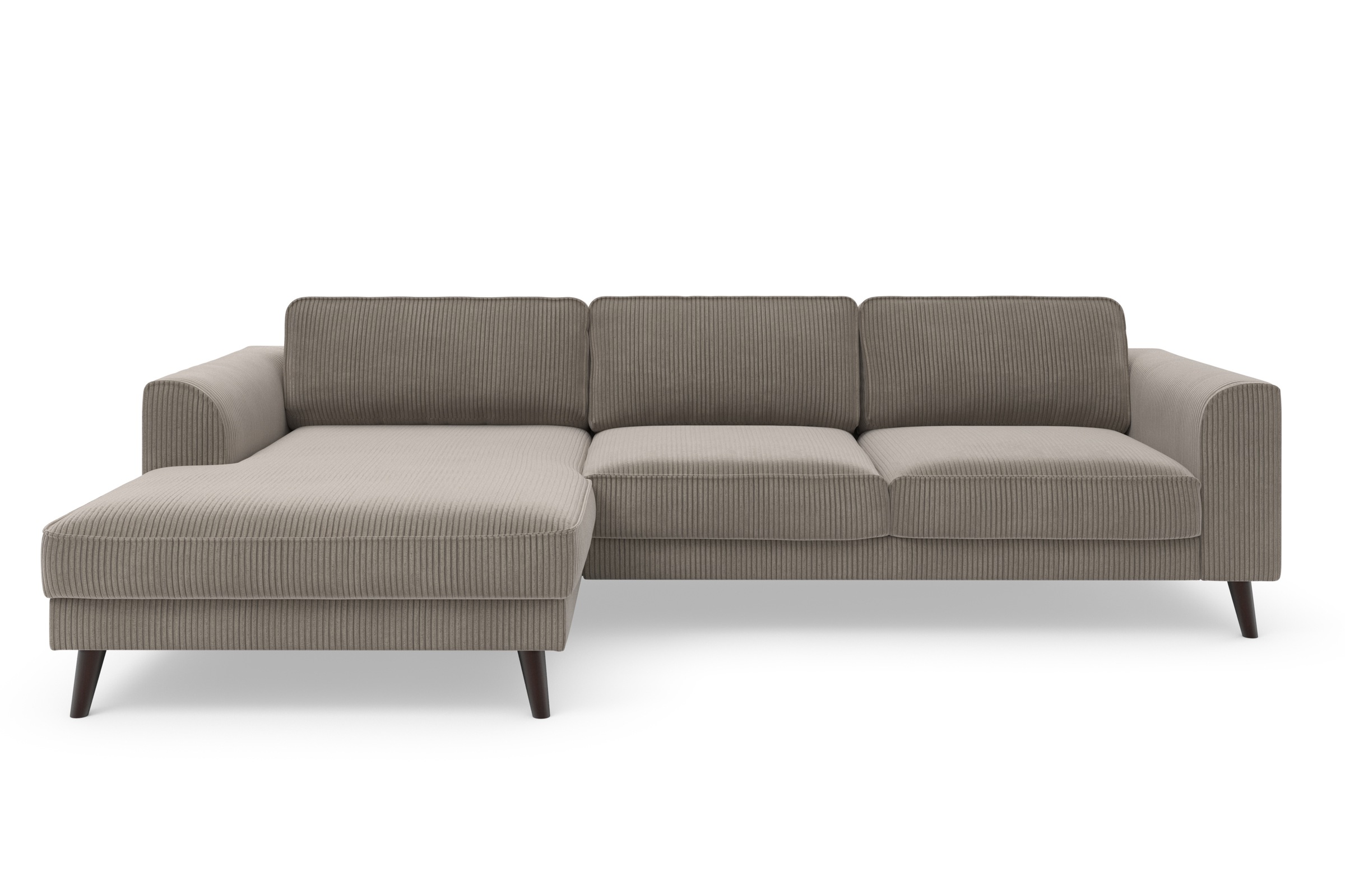 TRENDMANUFAKTUR Ecksofa »Lumber Jack, elegantes Designsofa, zeitlos modern, günstig online kaufen