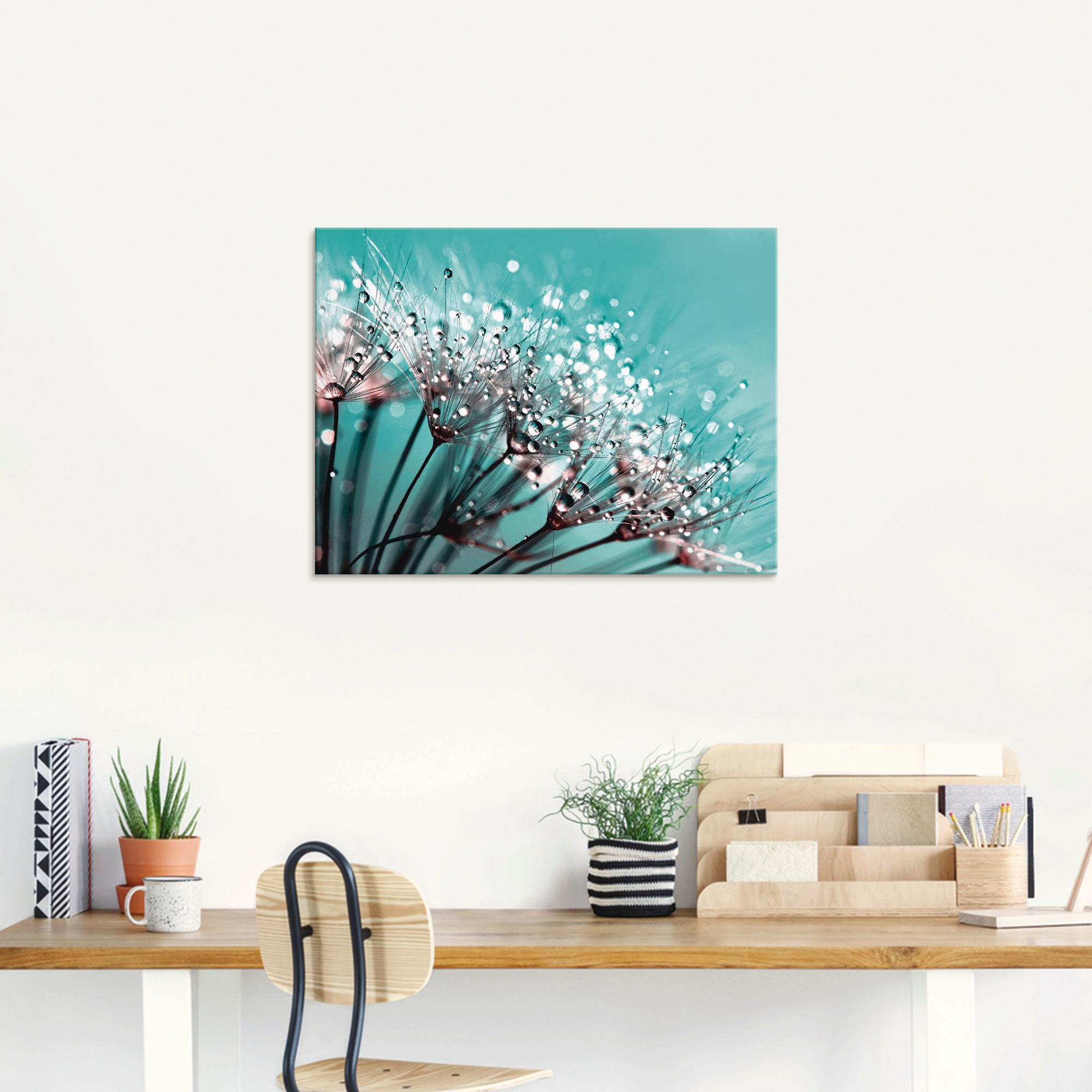 Artland Glasbild »Glitzernde Pusteblume I« 1 Stk. tlg. in verschiedenen Grö günstig online kaufen