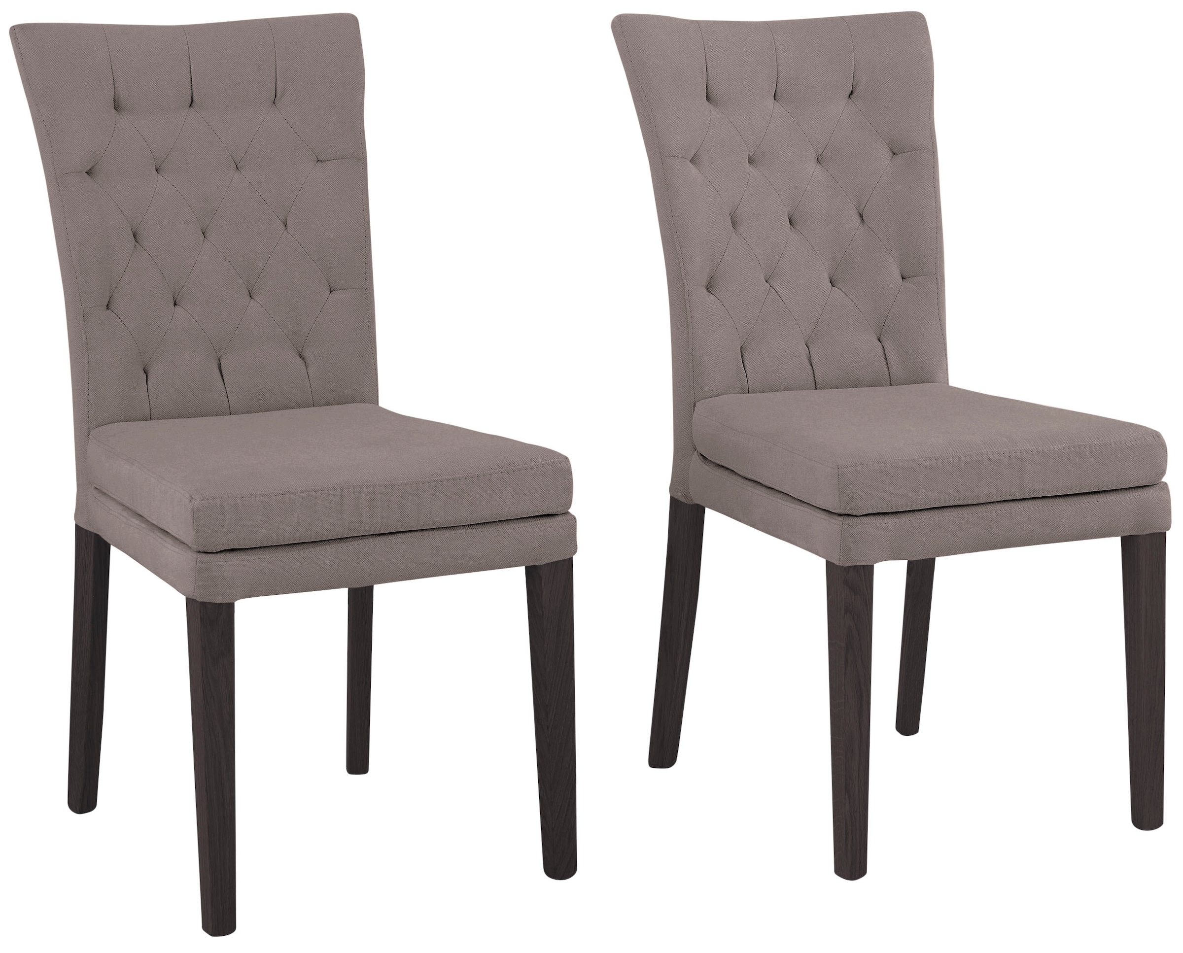 Home affaire 4-Fußstuhl »Colorado« (Set) 4 Stk.Beine aus Buche, wengefarben günstig online kaufen