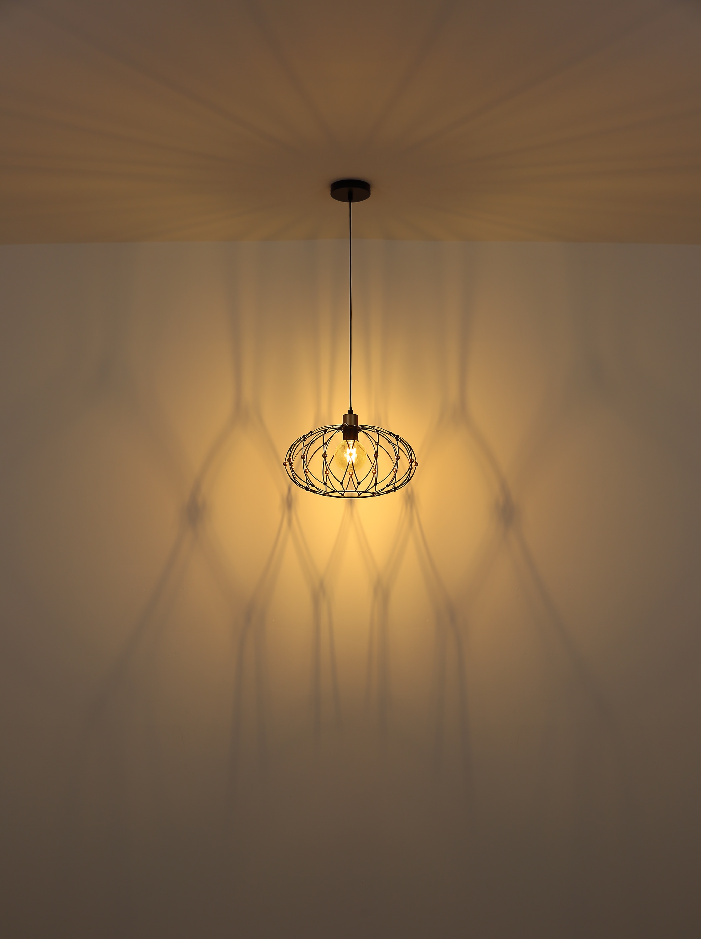 GLOBO LIGHTING Hängeleuchte »GREYS« E27 1 Stk. Hängelampe Esszimmer-Leuchte Esstischleuchte Wohnzimmer