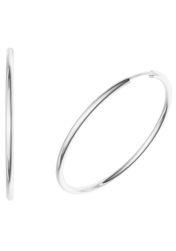 Firetti Paar Creolen »Schmuck Geschenk Silber 925 2,0 mm breit«, Made in Germany