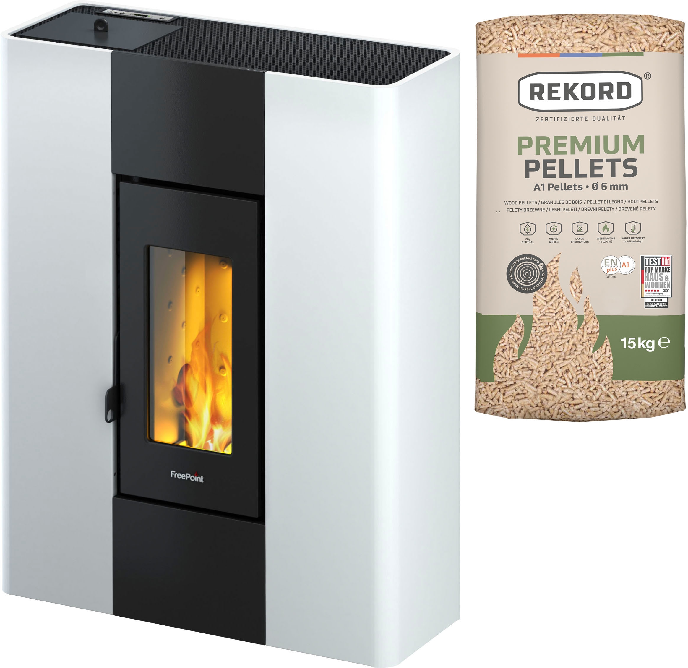 Freepoint Pelletofen »Roxy Stand«