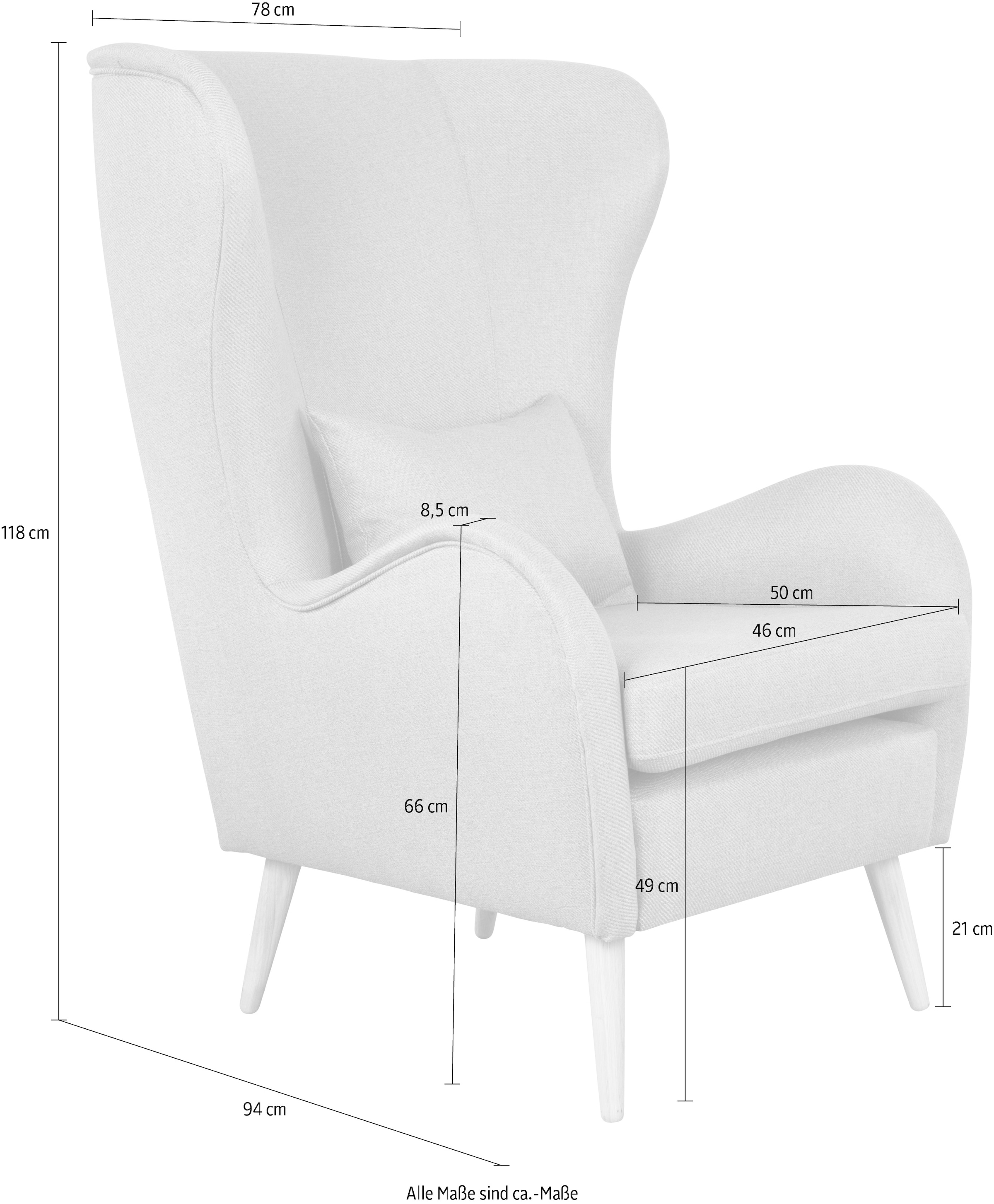 gemütlich groß Home&Living Guido Maria in bestellen online Kretschmer modernem Design »Charles«, Sessel und