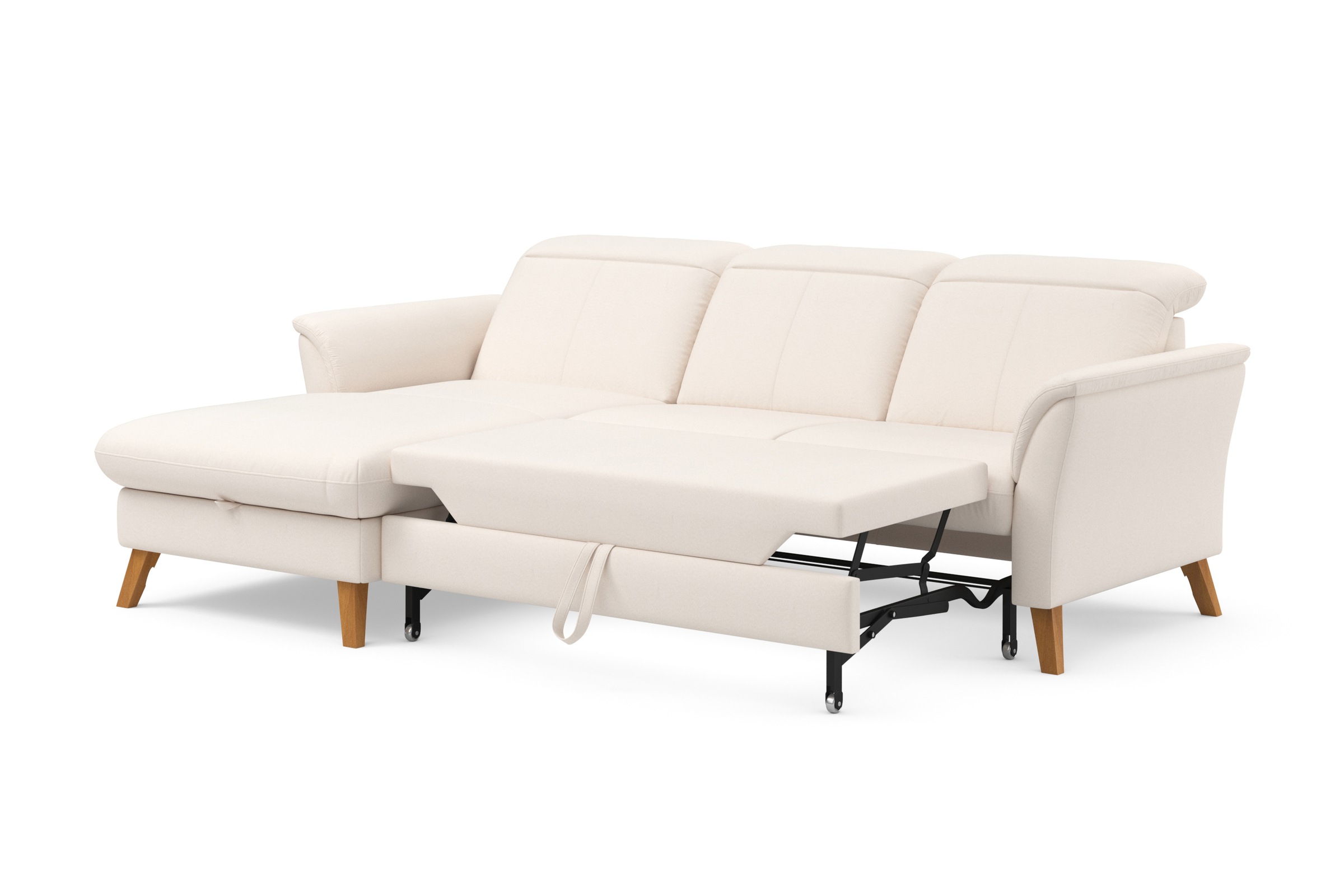 sit&more Ecksofa »Romero L-Form«, wahlweise mit oder ohne Relax-Funktion, Bettfunktion, Bettkasten