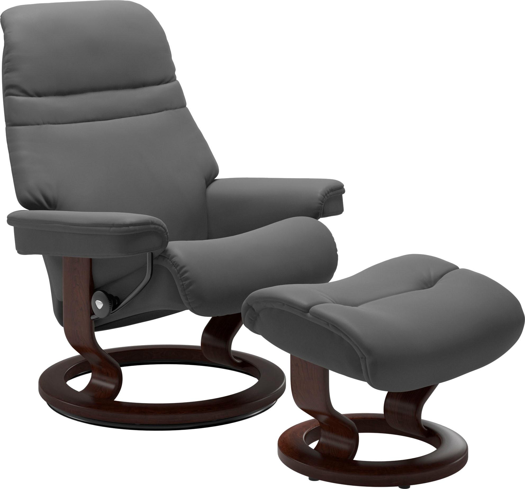 Stressless® Relaxsessel »Sunrise« mit Classic Base, Größe S, Gestell Braun, günstig online kaufen