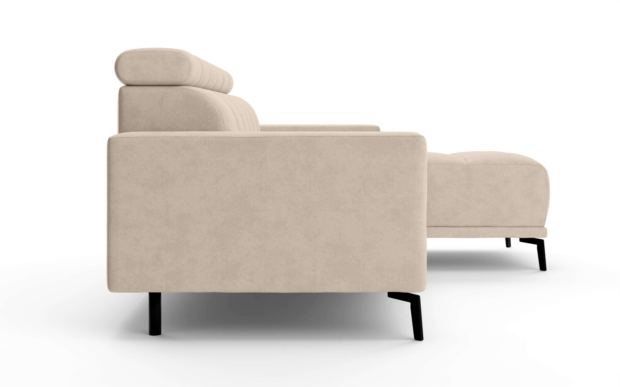 INOSIGN Ecksofa »CAZIE, Designsofa, L-Form, trendige Bubble-Optik,«, L-Form mit Wellenunterfederung, Recamiere rechts/links bestellbar