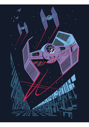 Poster »Star Wars Classic Vector TIE-Fighter«, Star Wars, (1 St.)