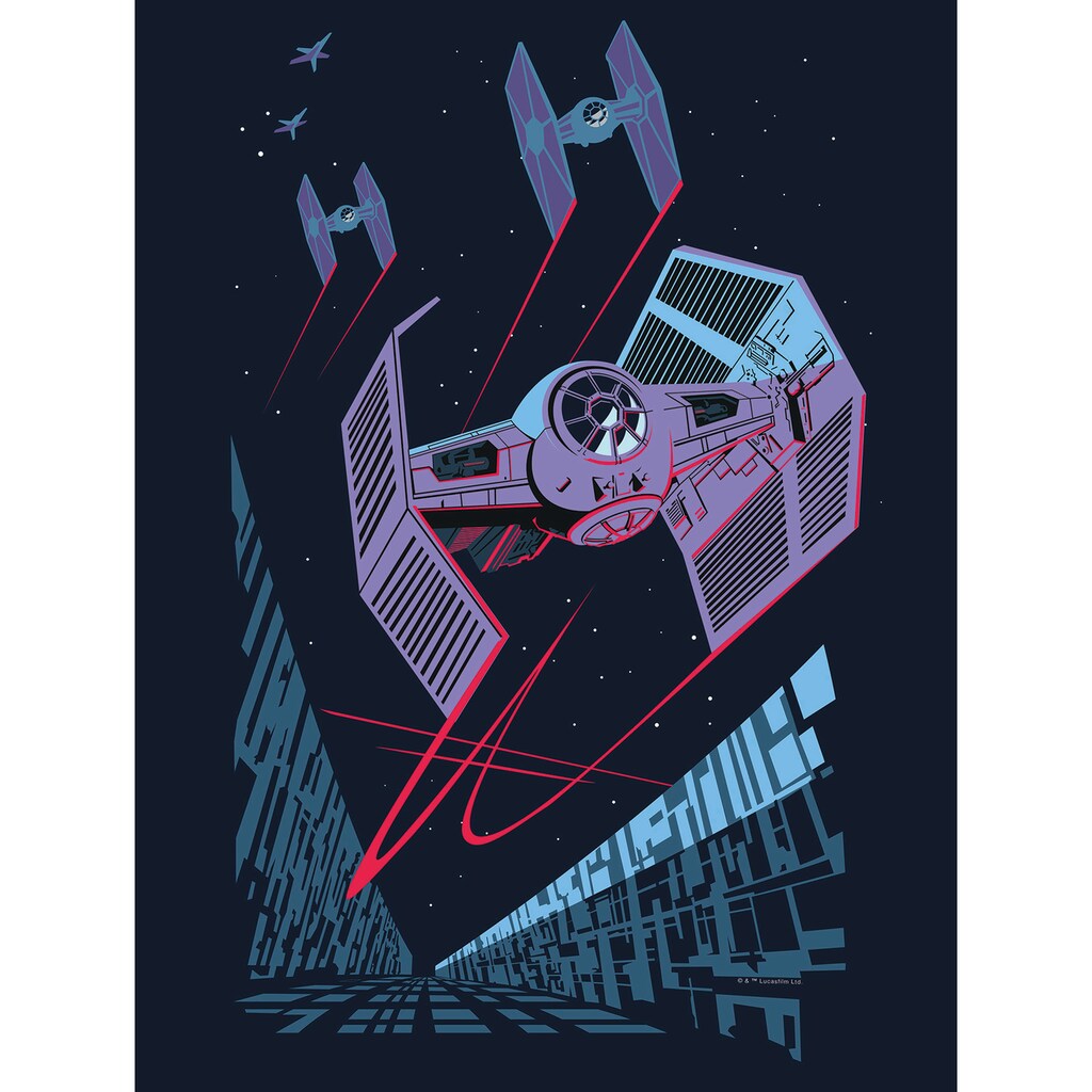 Komar Poster »Star Wars Classic Vector TIE-Fighter«, Star Wars, (1 St.)
