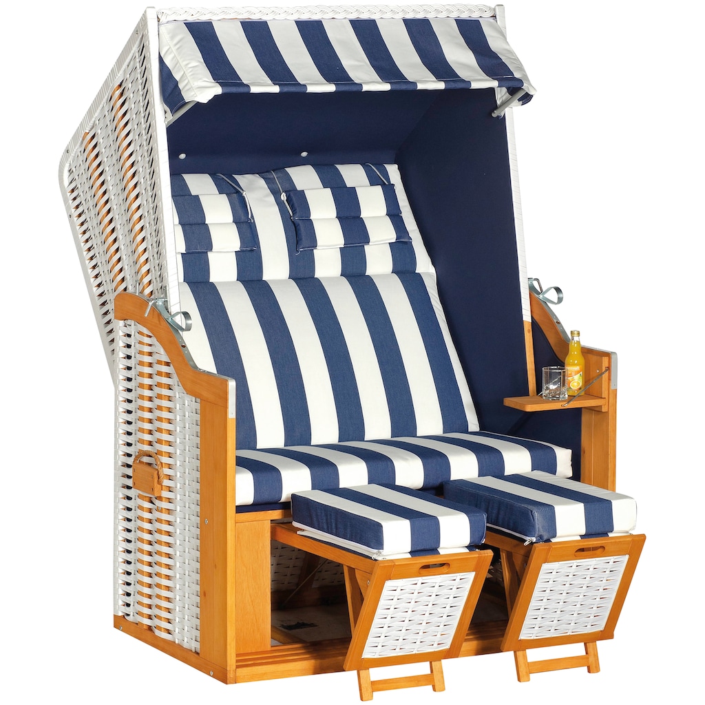 SunnySmart Strandkorb »Rustikal 34 Z«, 2-Sitzer, zum Selbstaufbau