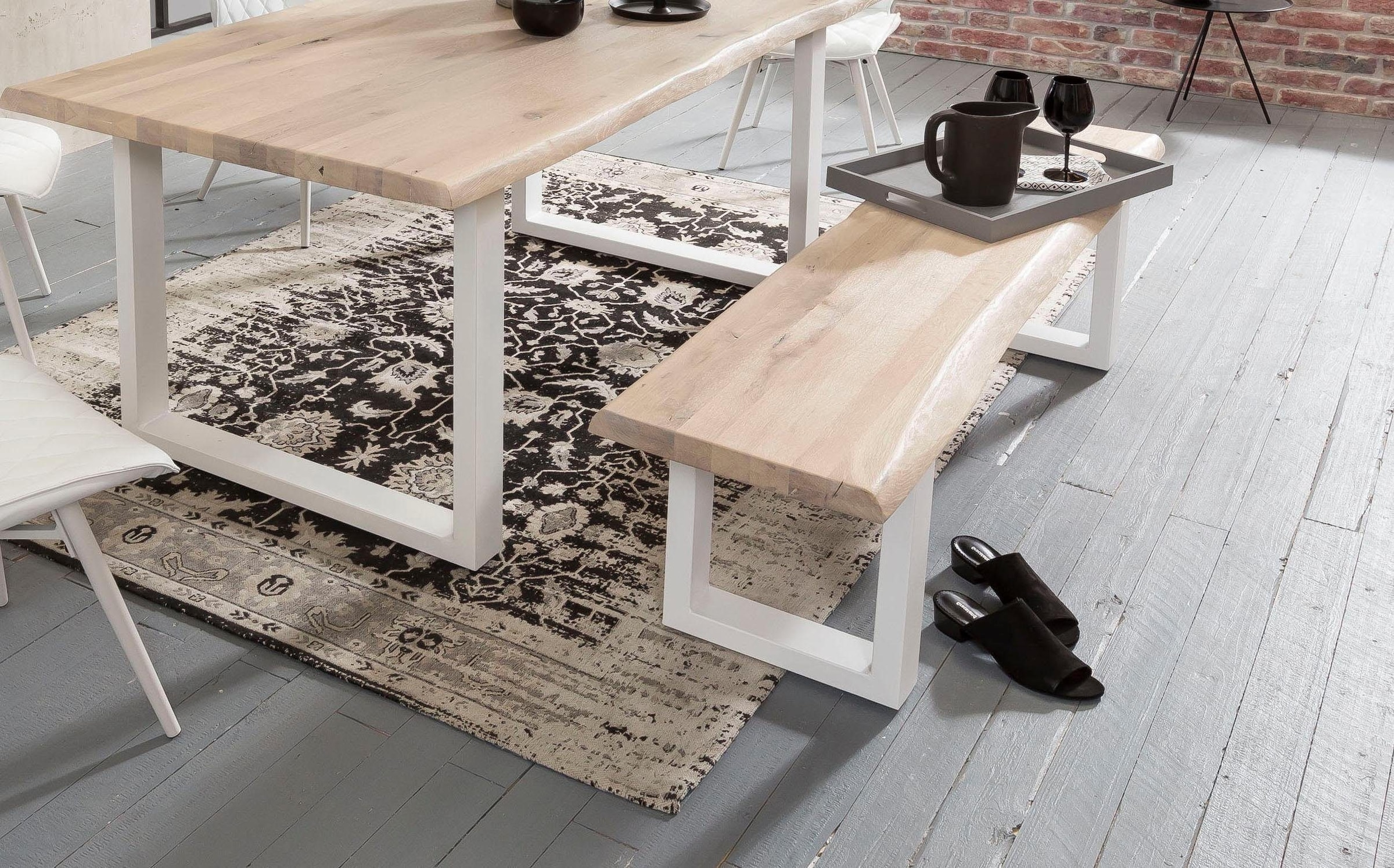 Home affaire Bank »Tristan«, aus Massivholz Eiche