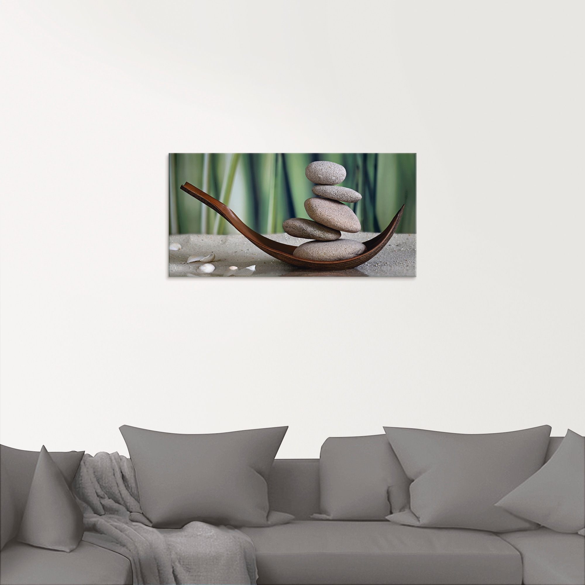 Artland Glasbild »Gleichgewicht« Zen 1 Stk. tlg. in verschiedenen Größen günstig online kaufen