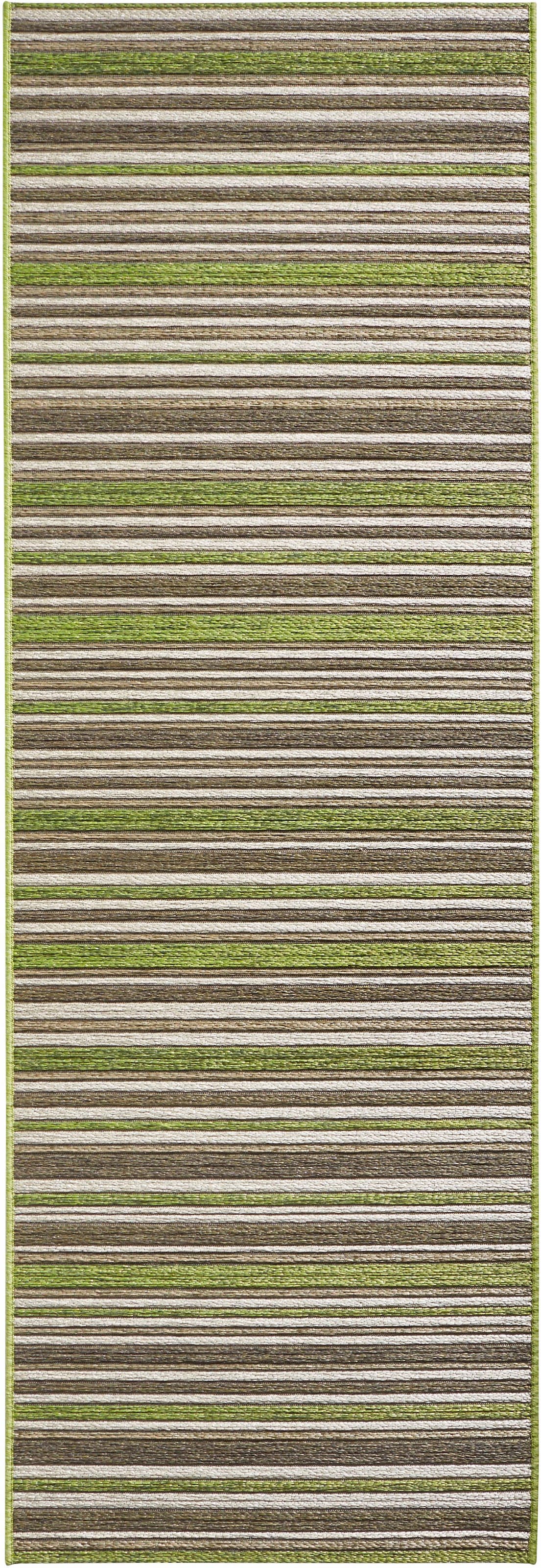 NORTHRUGS Läufer »Bamboo«, rechteckig, 7 mm Höhe, In-und Outdoor geeignet, Strapazierfähig und pflegeleicht, Flachgewebe