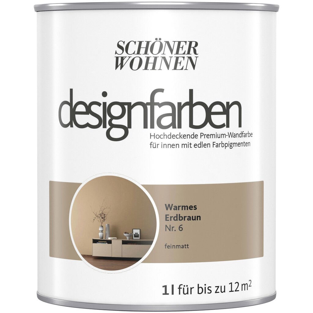 SCHÖNER WOHNEN FARBE Wand- und Deckenfarbe »designfarben«