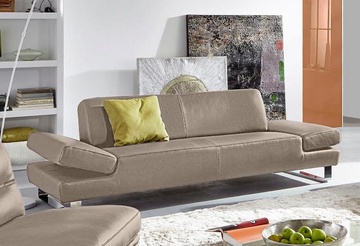 W.SCHILLIG 2-Sitzer »taboo Designsofa mit hohem Sitzkomfort«, mit Normaltiefe, inklusive Armlehnenverstellung
