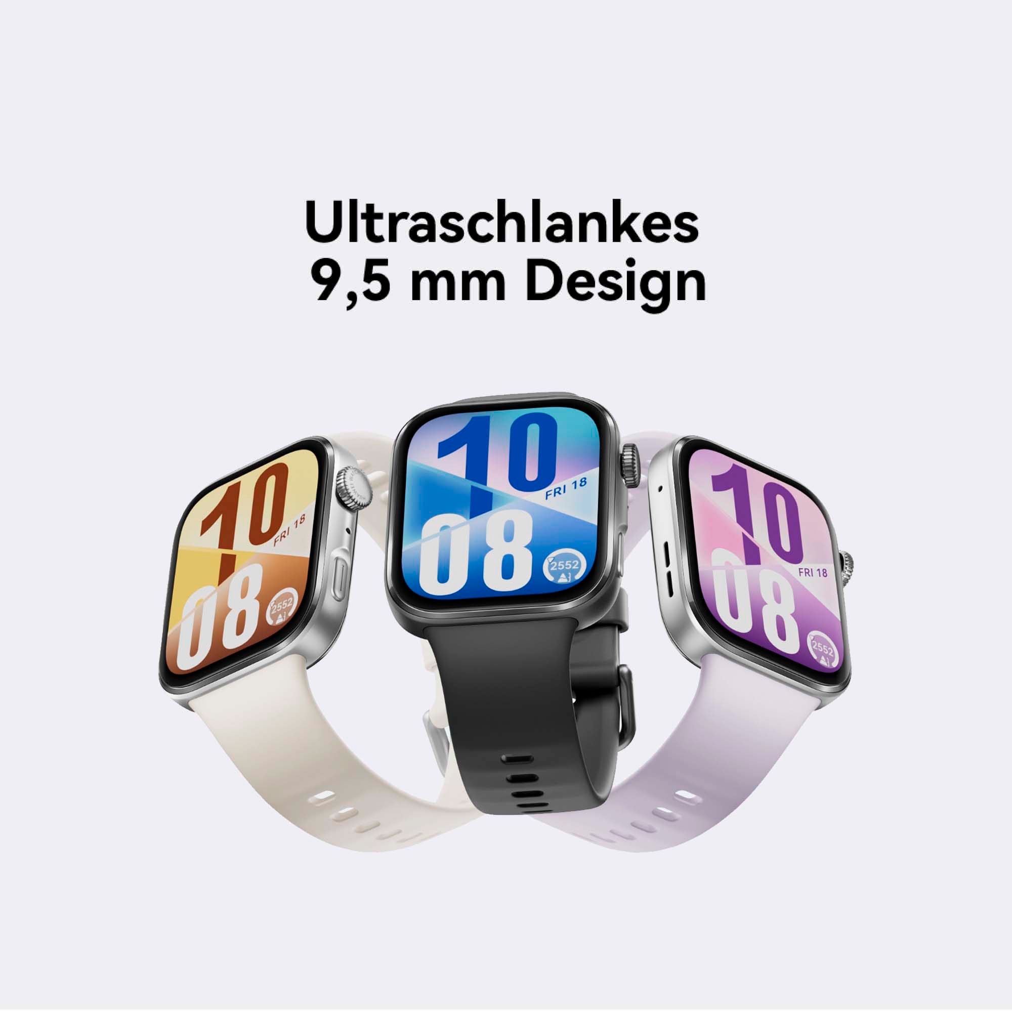 Huawei Smartwatch »WATCH FIT 4, Fitness-Tracker«, (4,6 cm / 1,82 Zoll), 4,00 GB, Schlankes Design, Erweiterte Sportmodi, bis zu 10 Tage Akkulaufzeit