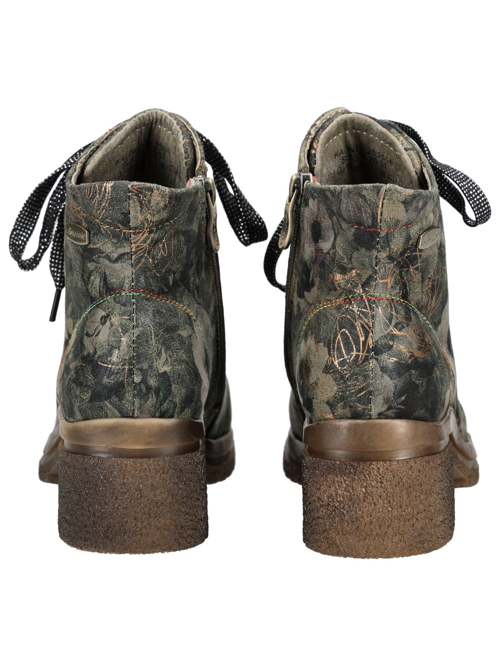 LAURA VITA Schnürstiefelette »LAURA VITA Stiefelette Leder/Textil«