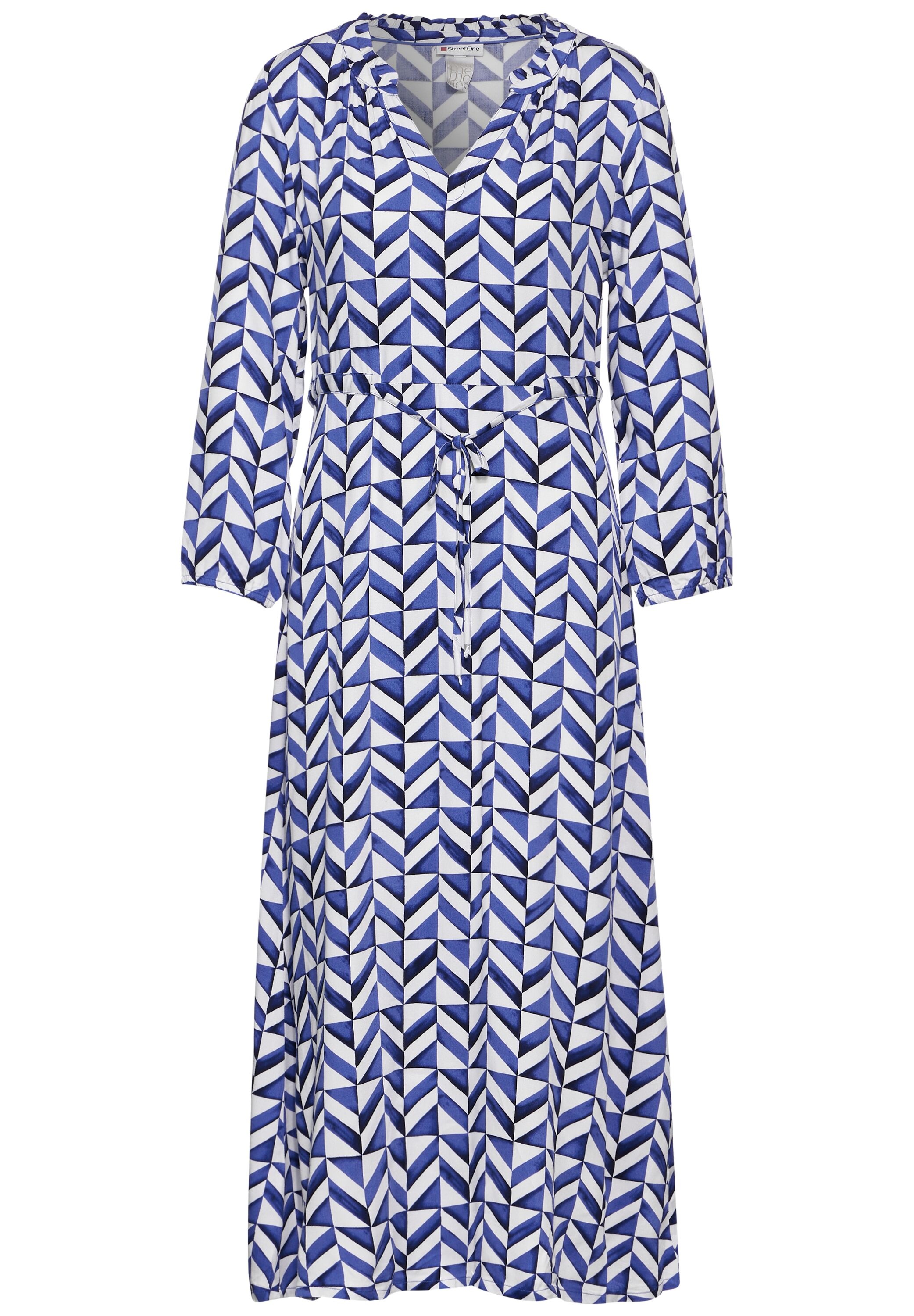 STREET ONE Maxikleid, mit All-Over Print