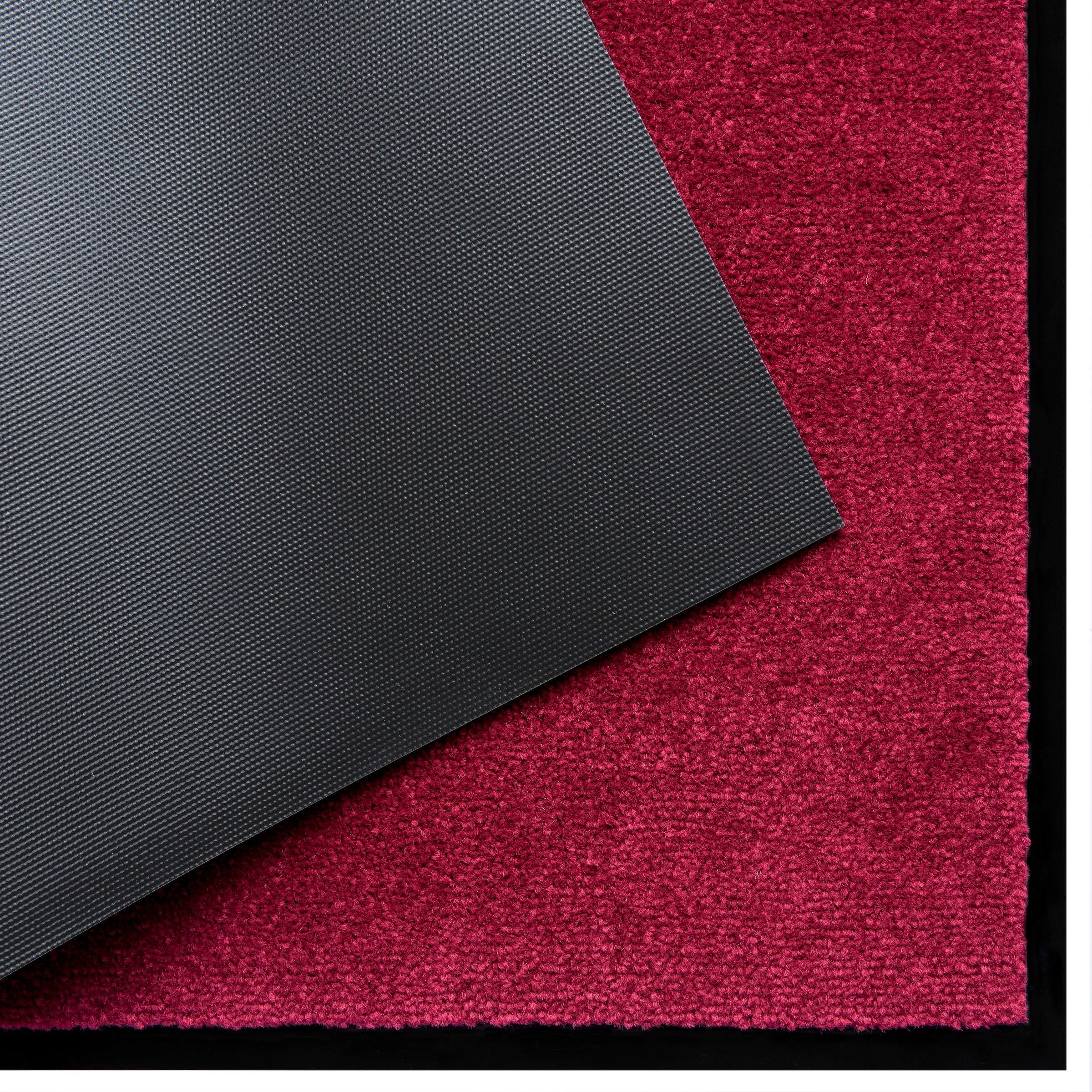 Home affaire Fußmatte »Triton«, rechteckig, bequem und bestellen robust, waschbar, pflegeleicht Uni-Farben-Design, schnell rutschfest