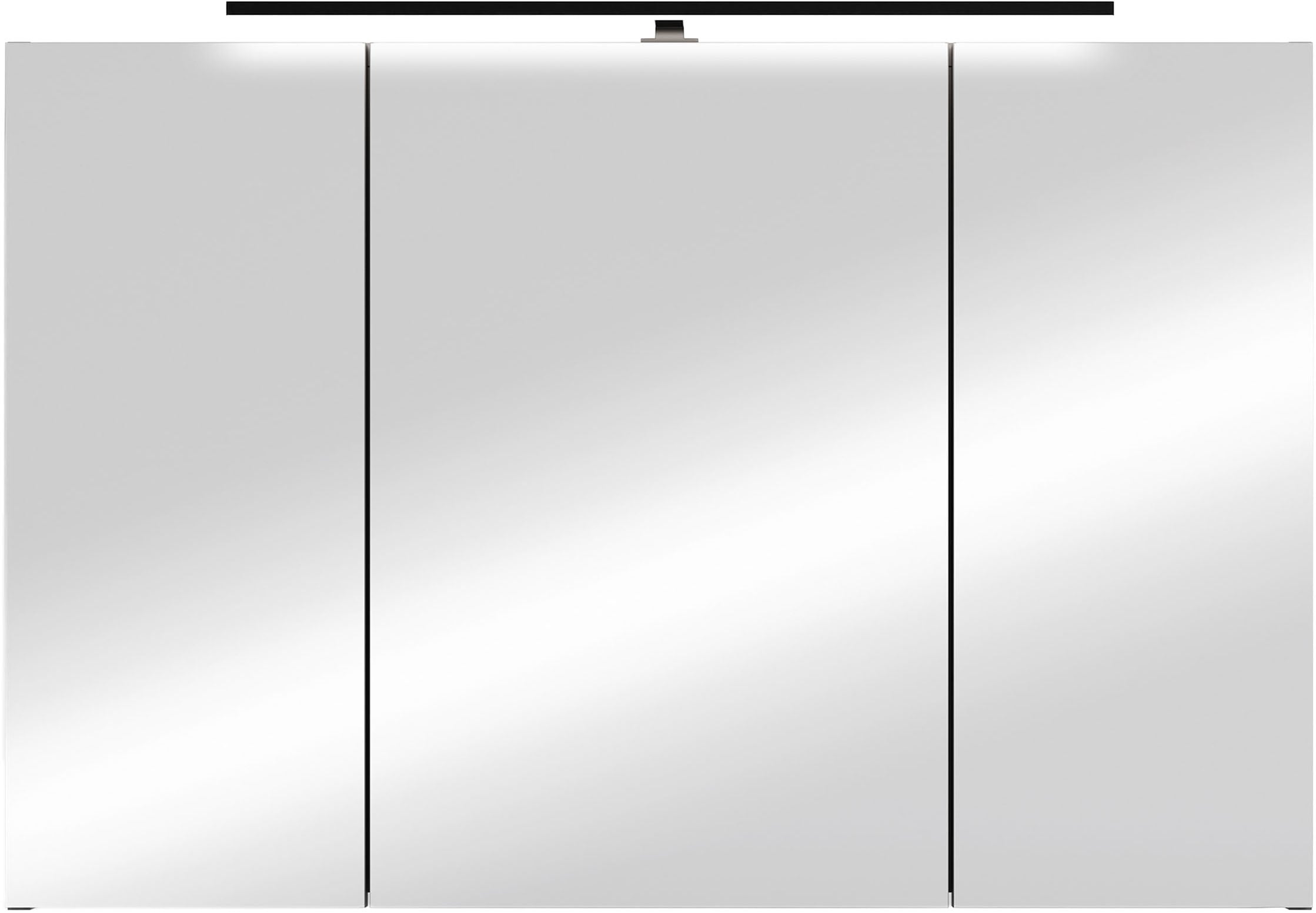 byLIVING Spiegelschrank »Serie Spree, in vielen Breiten erhältlich« Soft-Close, LED Beleuchtung mit Schalter- und Steckdosenbox