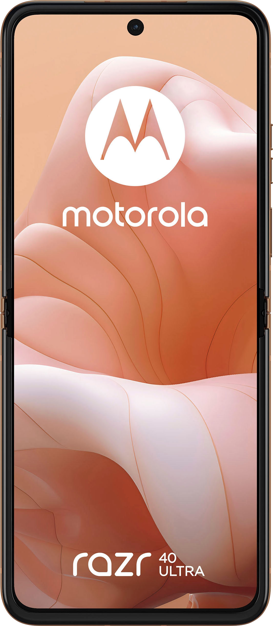 Motorola Smartphone »Motorola razr40 ultra«, Peach Fuzz, 17,52 cm/6,9 Zoll, 256 GB Speicherplatz, 12 MP Kamera