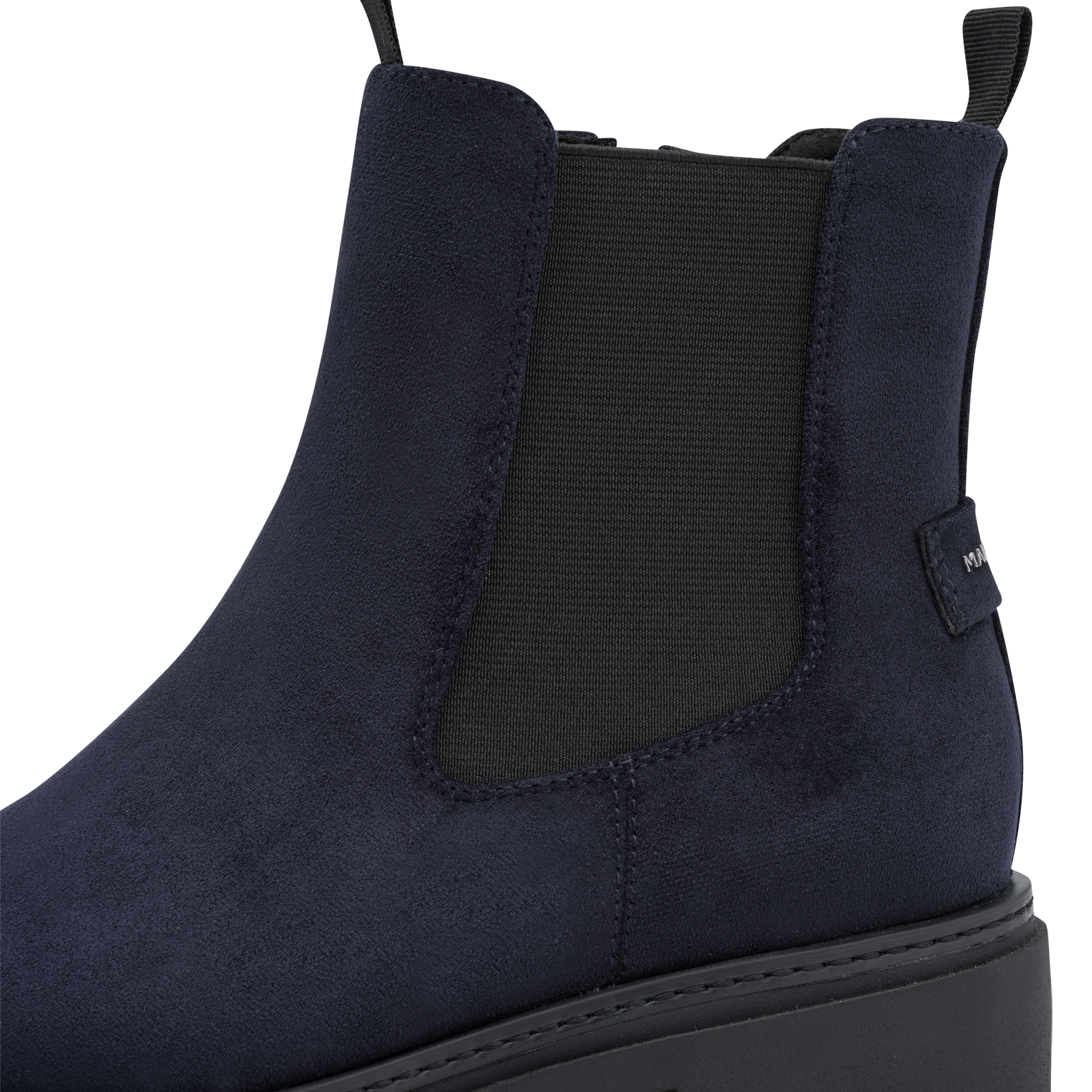 MARCO TOZZI Chelseaboots  Blockabsatz, Stiefelette mit Stretcheinsatz an der Außenseite