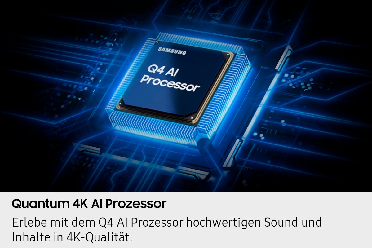 Samsung QLED-Fernseher »GQ75Q7FAAU«, 4K Ultra HD, Smart-TV, Quantum HDR, Knox Security, Art Store, 3D Sound, Gaming Hub, AI TV