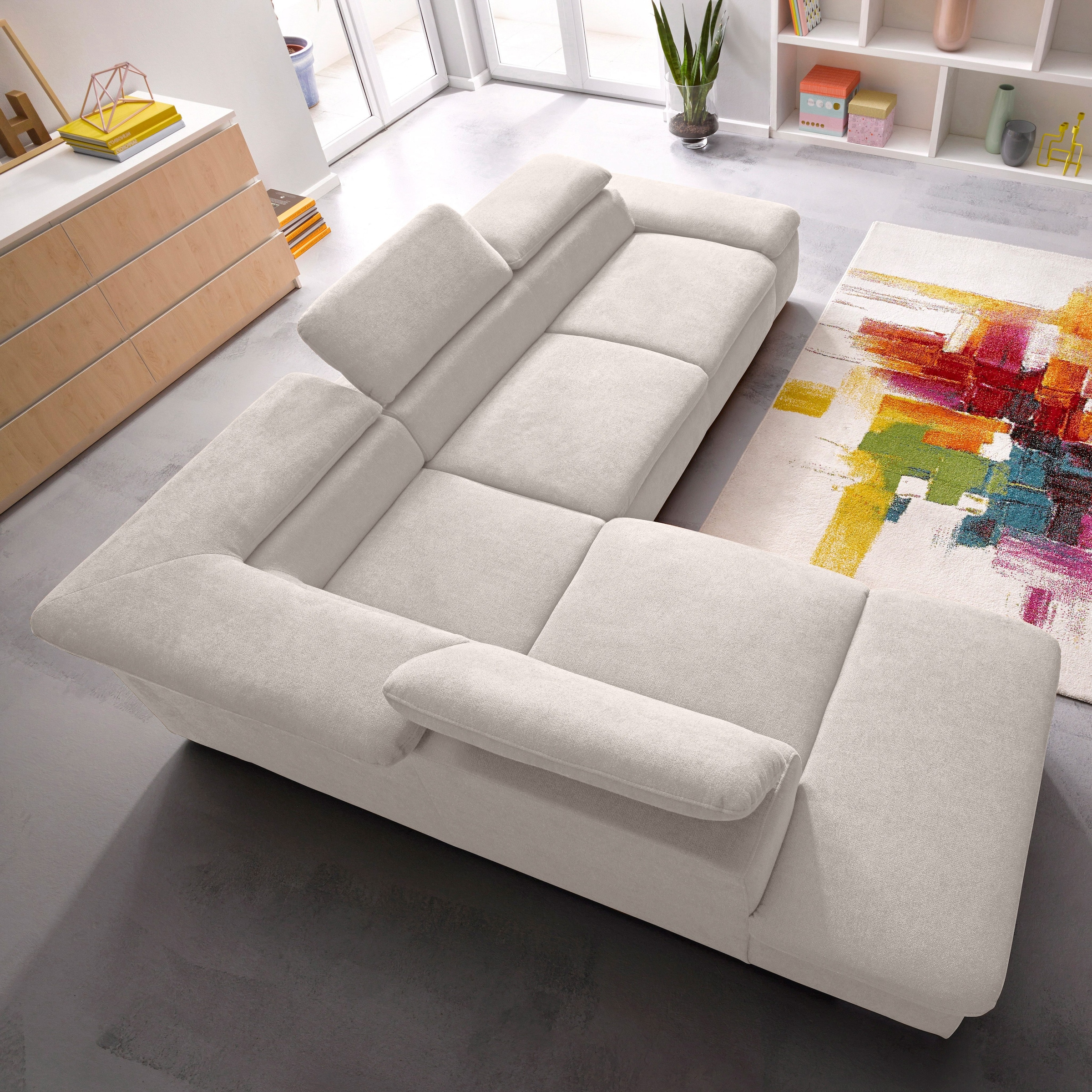 sit&more Ecksofa »Alcatraz L-Form«, wahlweise mit Bettfunktion