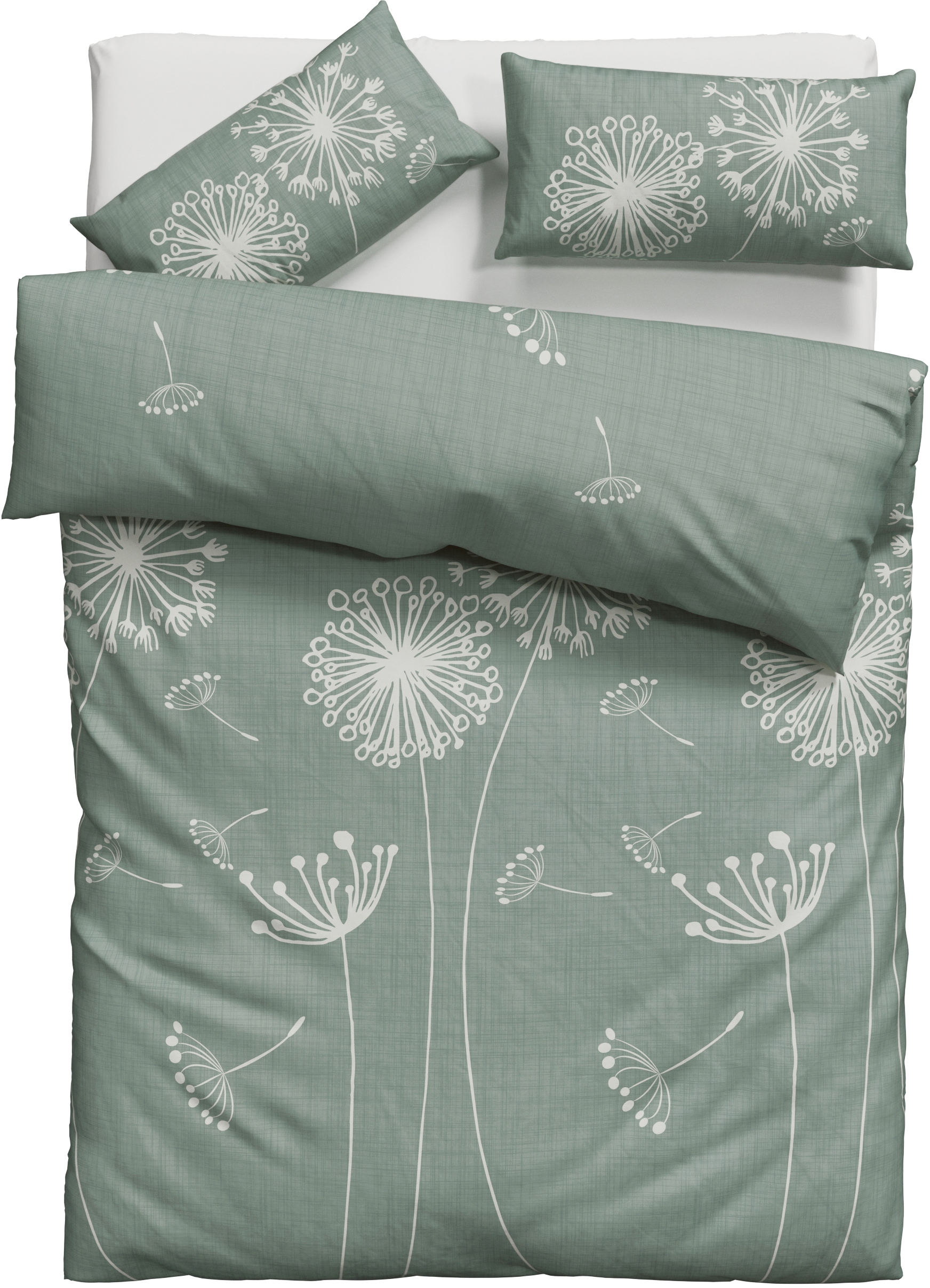 OTTO home »SOUCY in vier Qualitäten erhältlich, Leinenstruktur« 2 100% Baumwolle, auch PREMIUM Qualitäten Renforcé-Tencel & Satin TC300