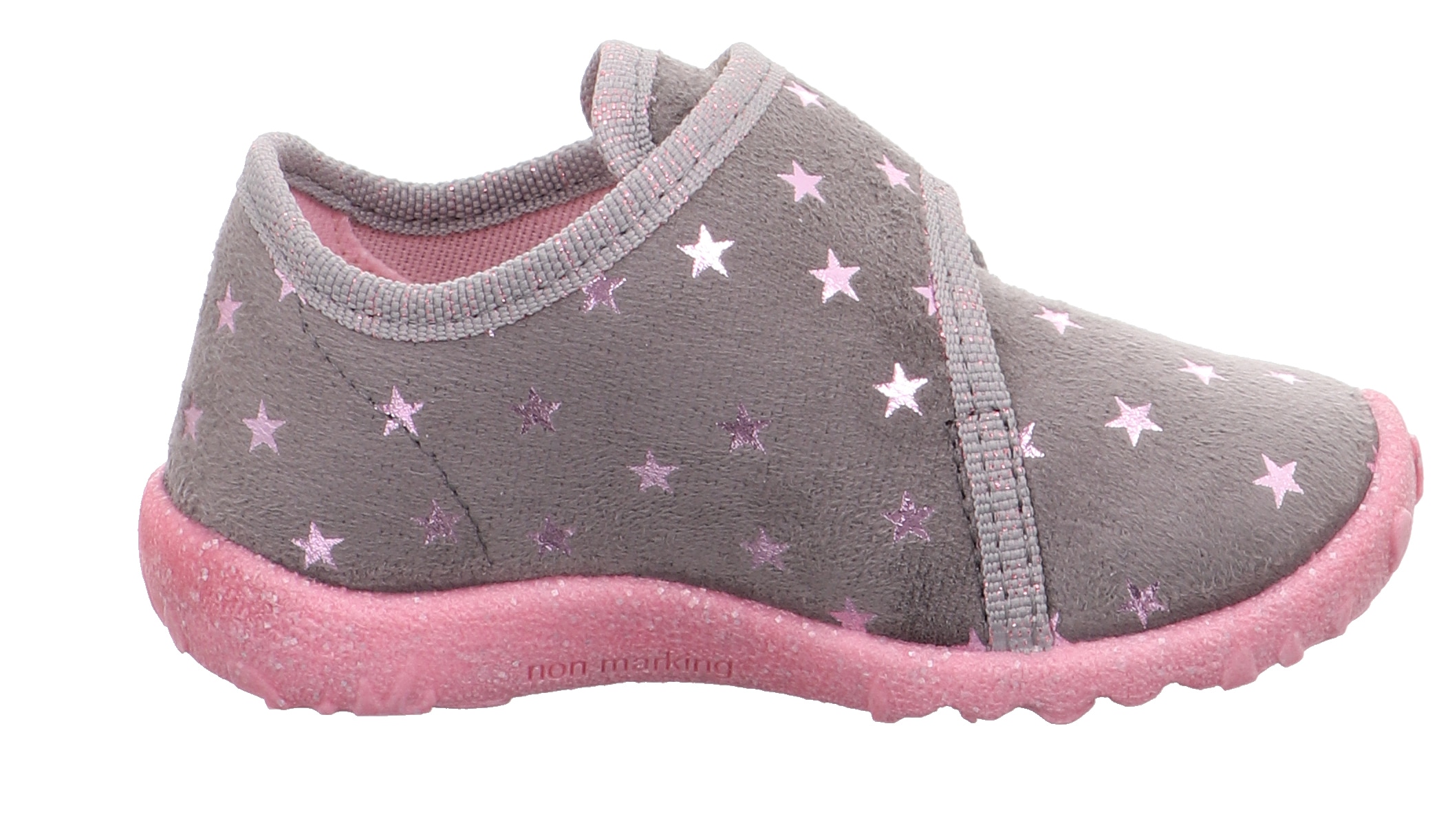 Superfit Hausschuh »SPOTTY WMS: Mittel«, Klettschuh, Kindergarten Schuh mit Motiv, Größenschablone zum Download