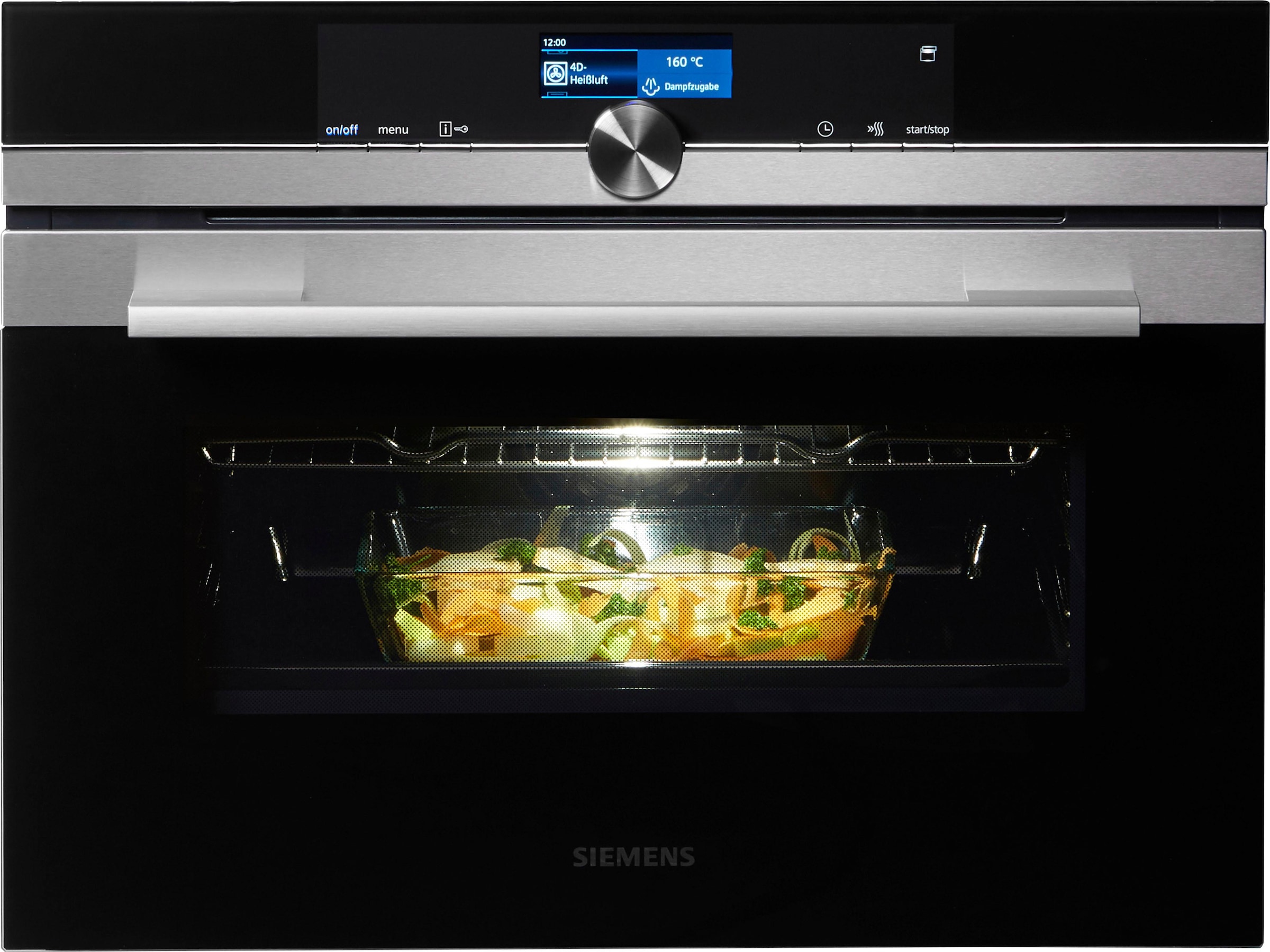 3. Bild von SIEMENS Dampfbackofen iQ700 »CS636GBS2«, mit Teleskopauszug nachrüstbar