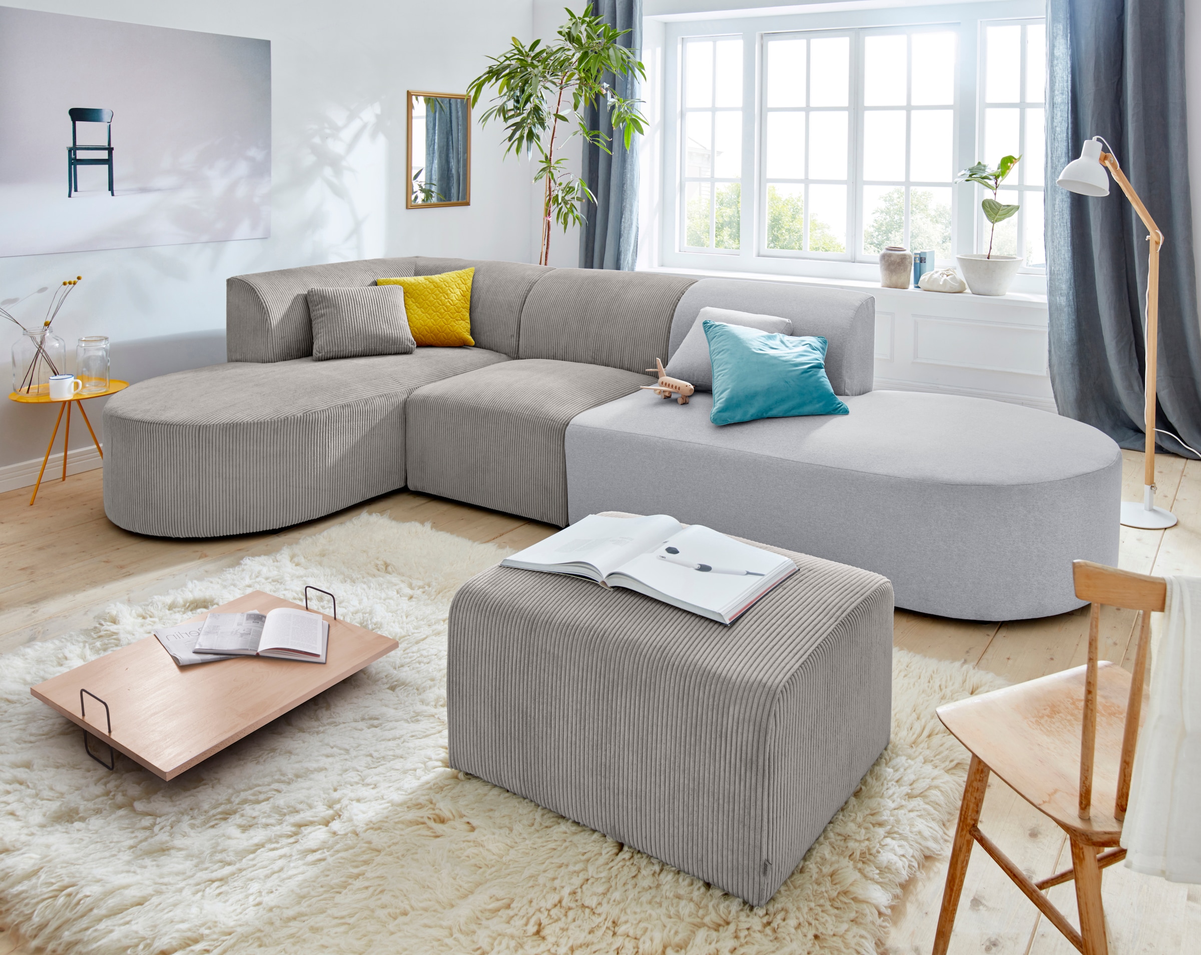 OTTO home Sofa-Eckelement »Alesund« als Einzelelement oder Modulteil günstig online kaufen