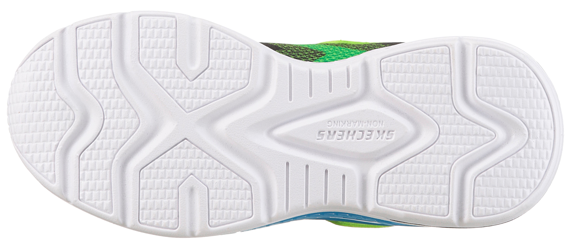 Skechers Sneaker »TRI-NAMICS«, Klettschuh mit Gummizug, Größenschablone zum Download
