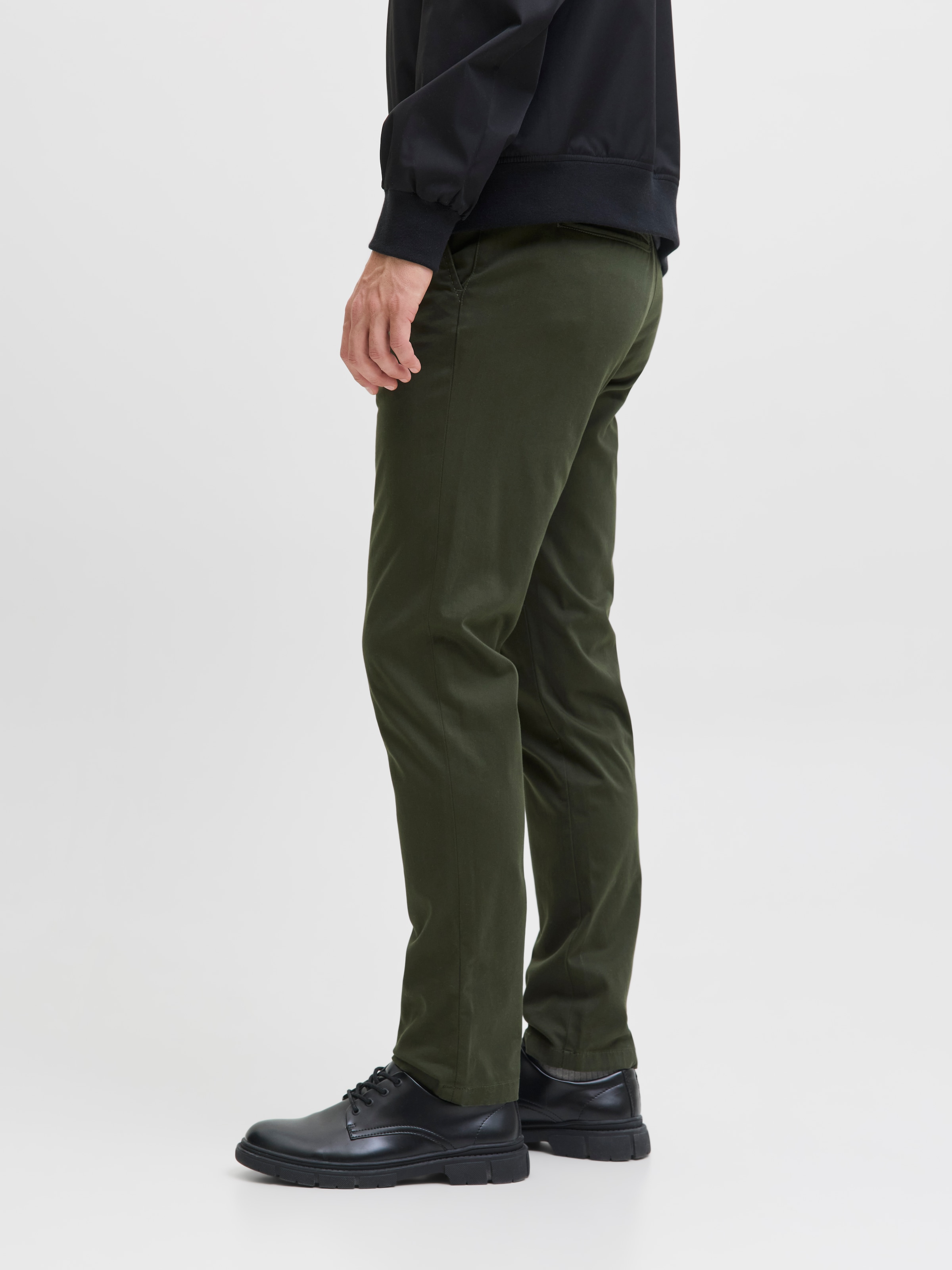 Jack & Jones Chinos »JPSTMARCO mit Stretchkomfort und schmalem Bein«, mit Reißverschluss