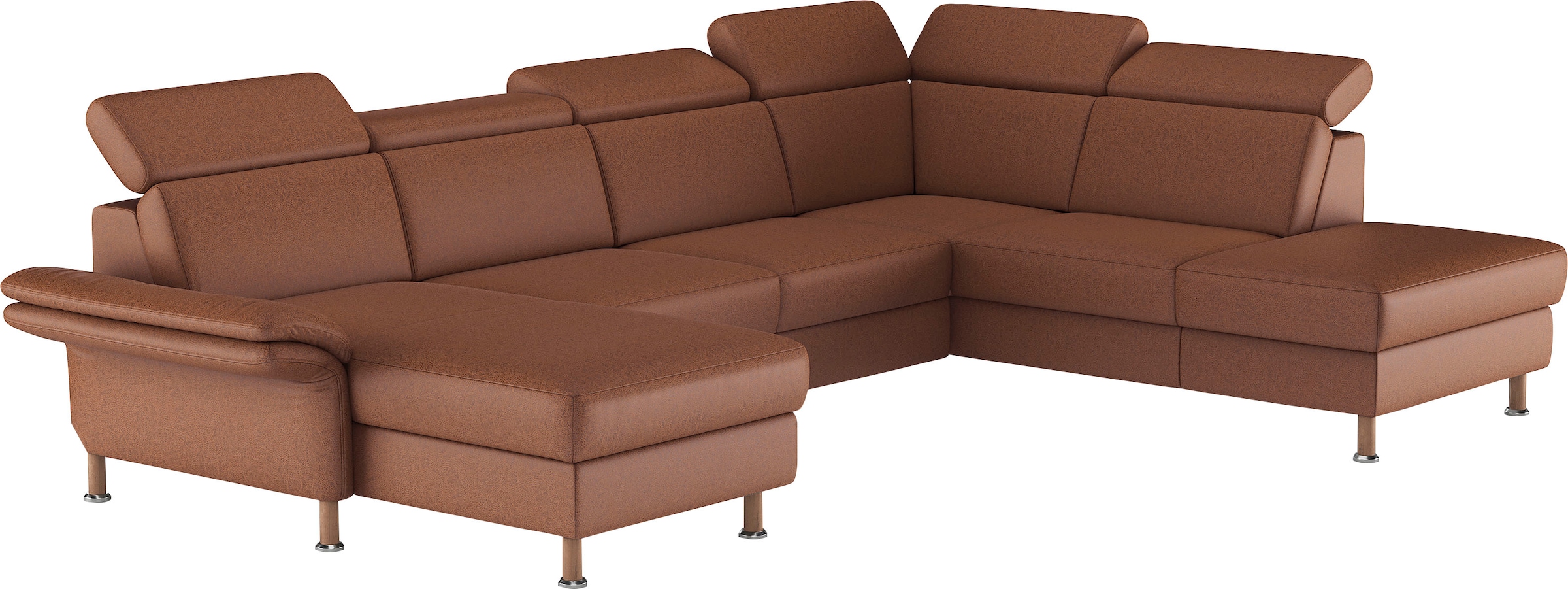 Home affaire Wohnlandschaft »Calypso U-Form«, wahlweise mit motorischer Relaxfunktion
