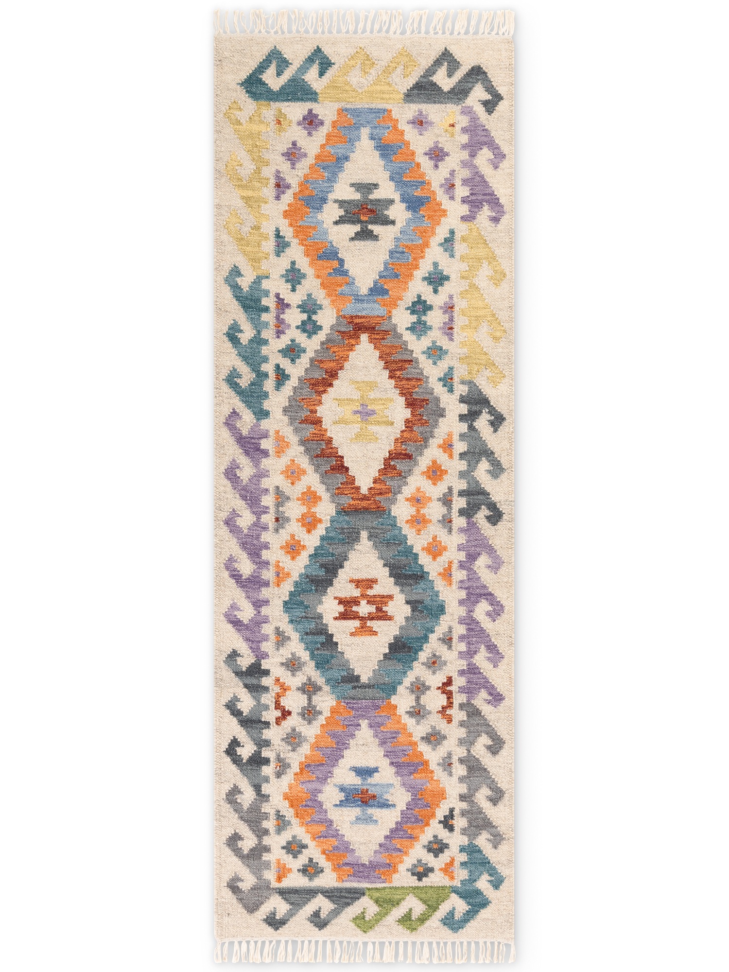 HANSE Home Teppich »Kelim Oasis«, rechteckig, 3 mm Höhe, Wolle, Baumwolle, günstig online kaufen