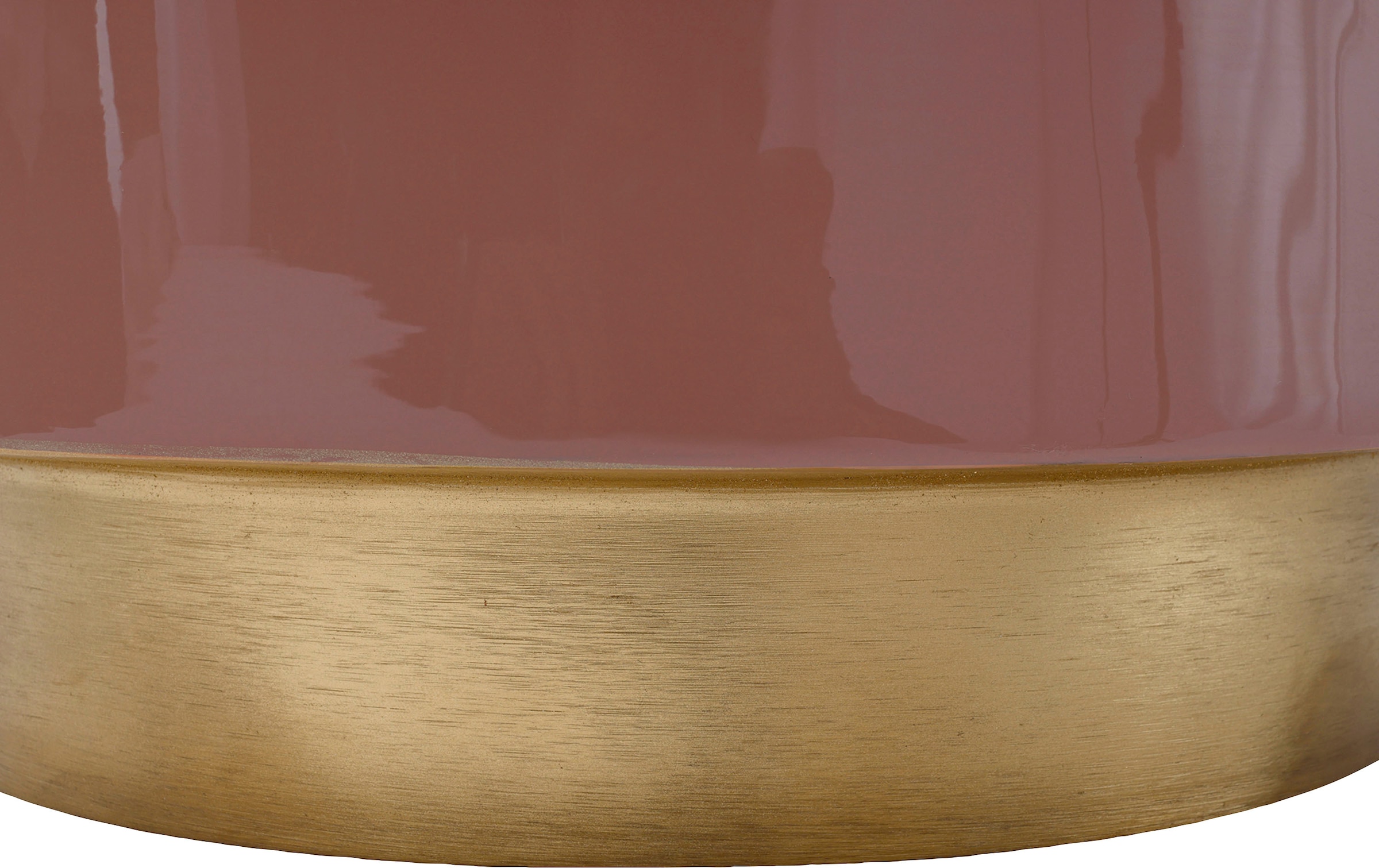 Kayoom Sitzhocker »Hocker Artisse, Edler Touch durch goldenen Sockel«, (1 St.), stilvoll, farbig lackiert, dekorativ, Moderner Look