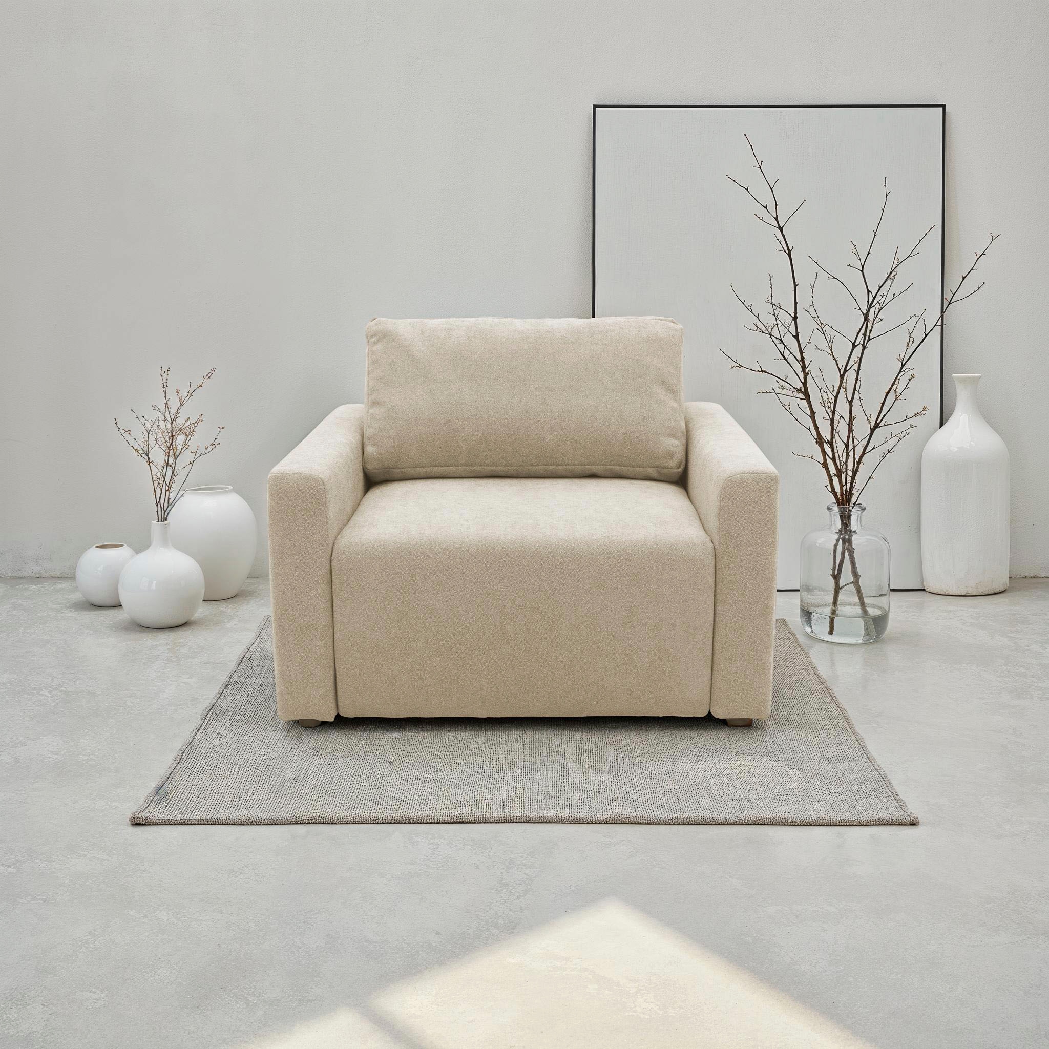 DOMO collection Sessel »700029 ausklappbar zur Schlaffunktion, mit Rückenki günstig online kaufen