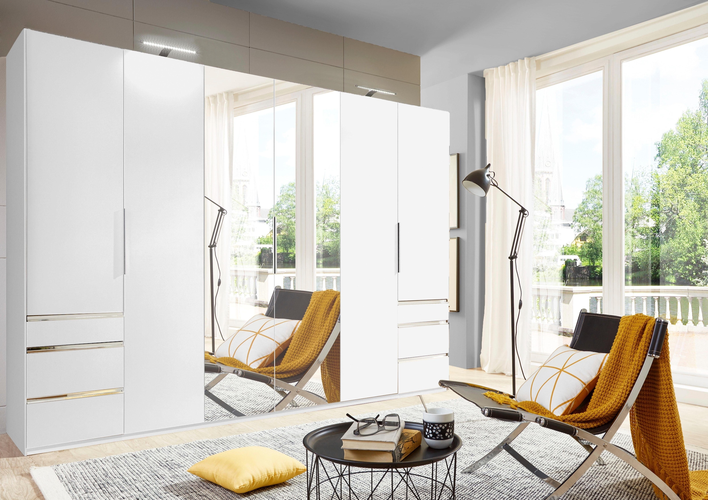 Wimex Kleiderschrank »Level by fresh to go«, mit Spiegeltüren und Schubladen