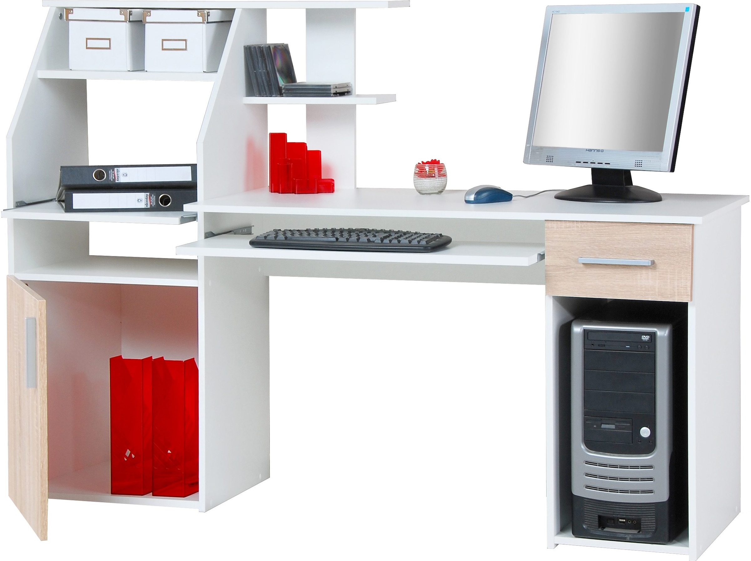 VOGL Möbelfabrik Schreibtisch »Don«, Raten auf Germany Tastaturauszug, Made in kaufen mit