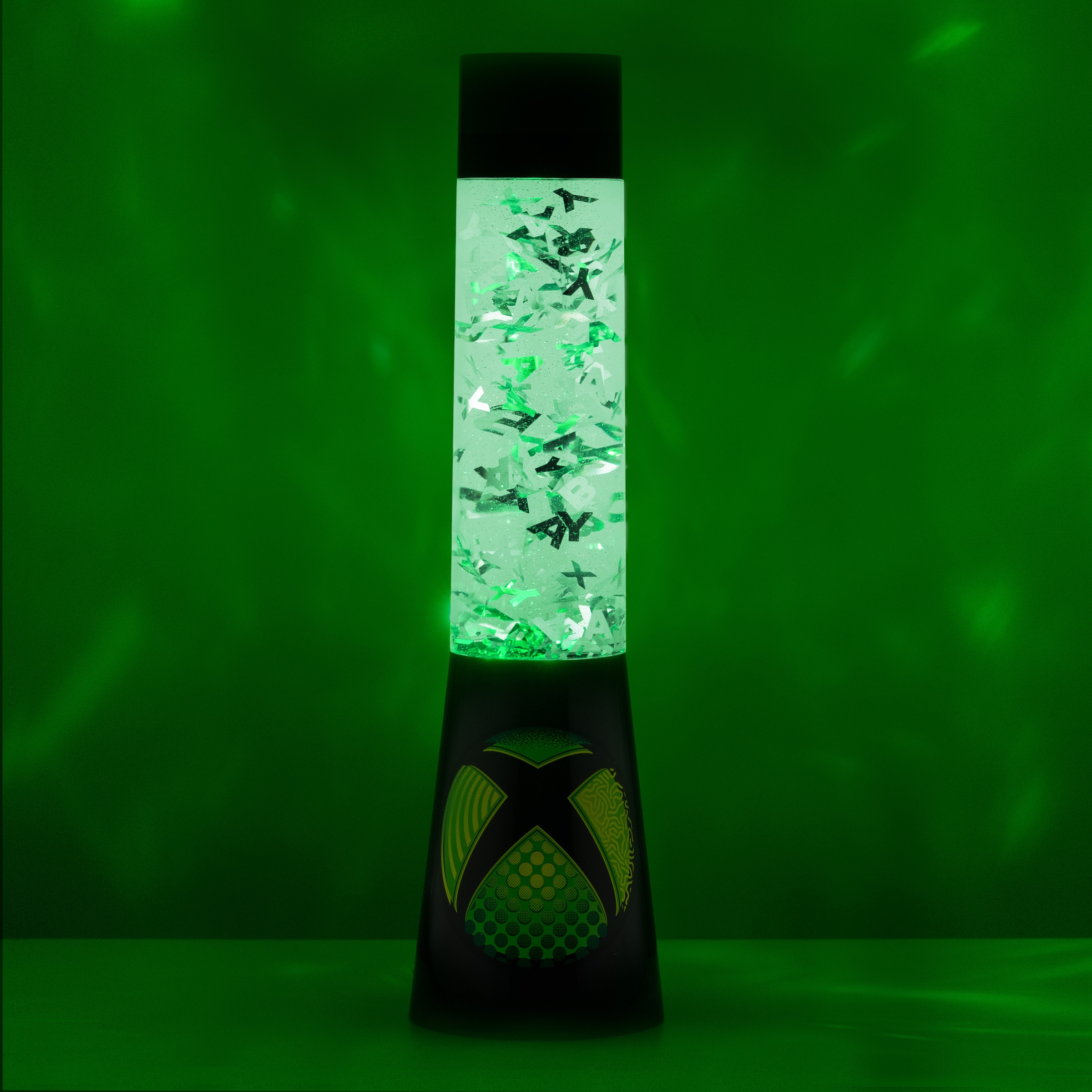 »Xbox Glitzerlampe« Lavalampe Rechnung auf Kunststoff / bestellen Dekolicht Paladone LED