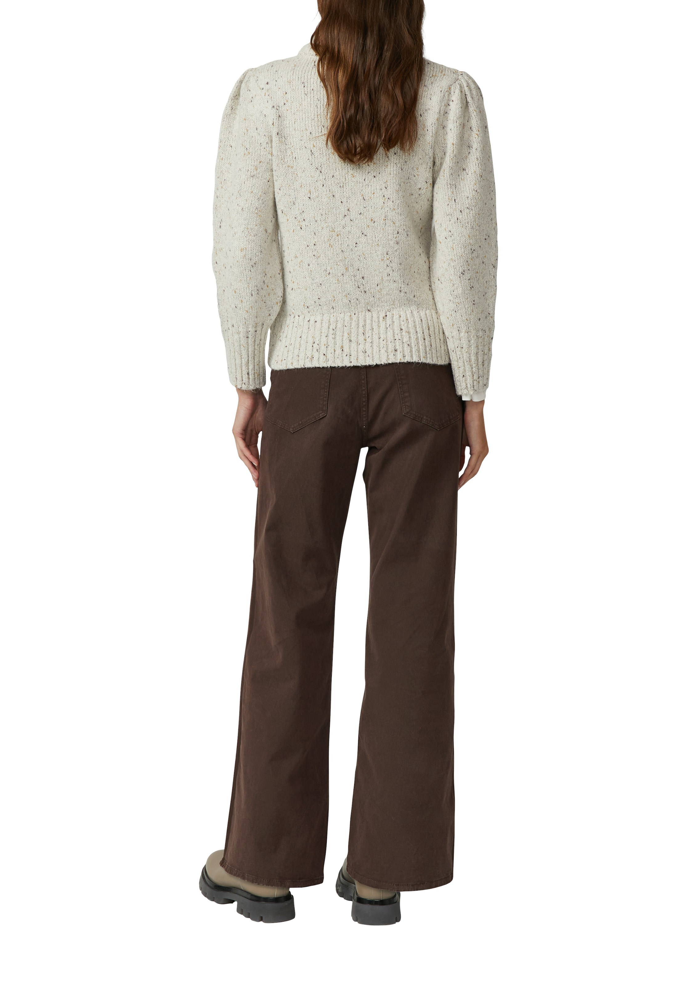 s.Oliver Strickpullover mit Puffärmeln