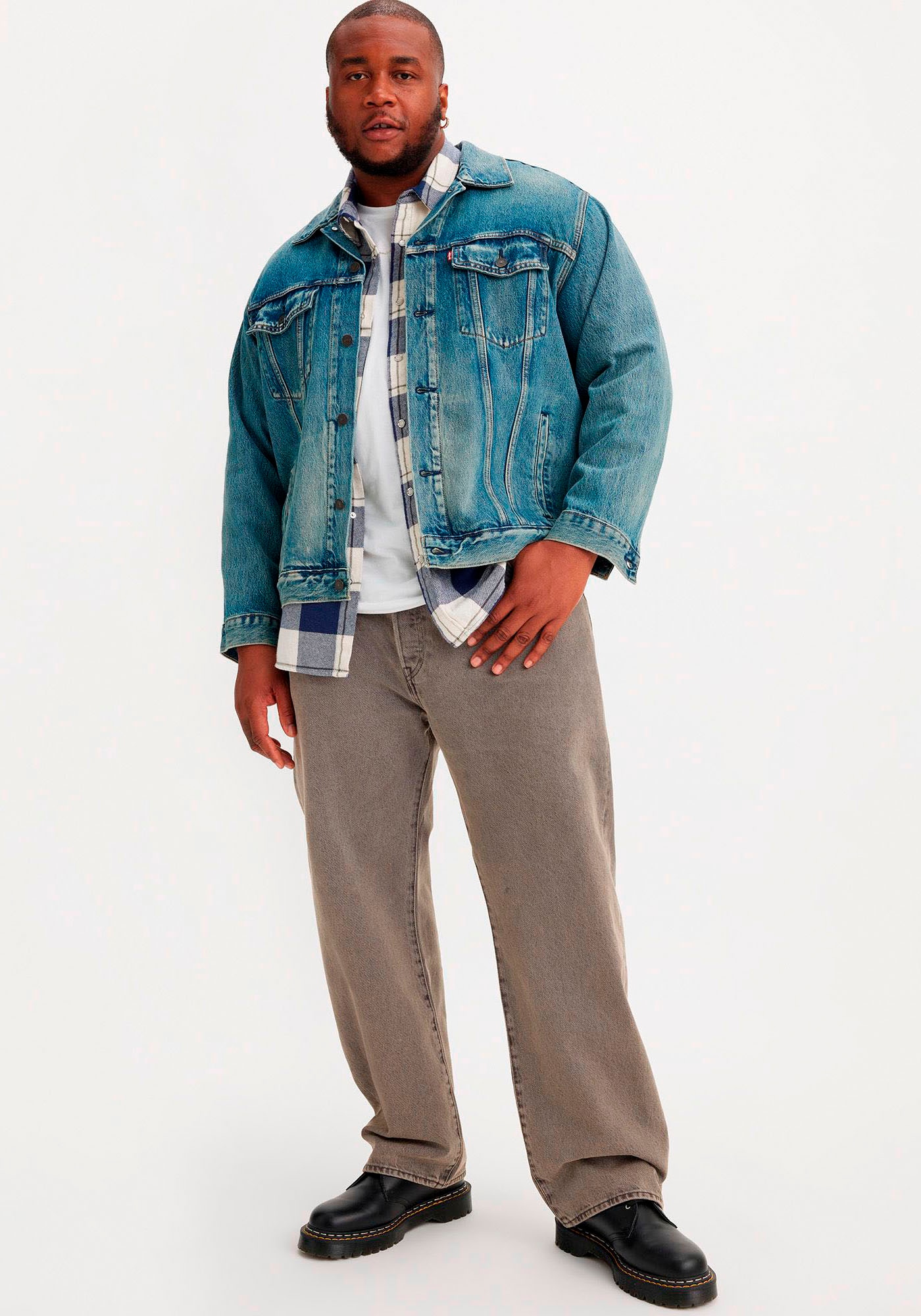 Levi's® Plus Straight-Jeans »501® LEVI'S®ORIGINAL B&T«