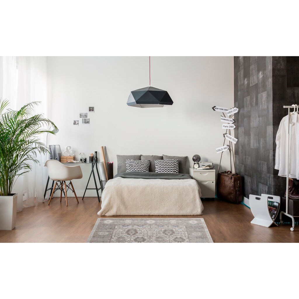 Living Line Teppich »Antiqua Ranken 1«, rechteckig, 9 mm Höhe, Kurzflor, Orient-Optik, ideal im Wohnzimmer & Schlafzimmer