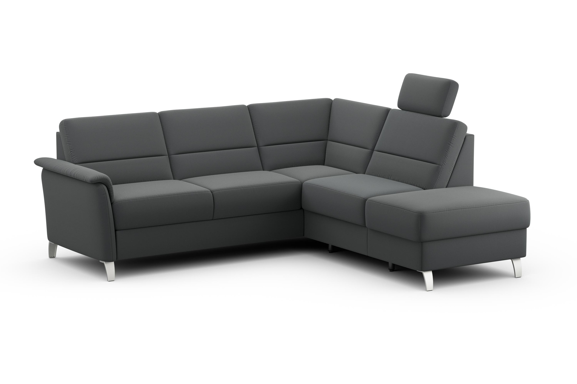 sit&more Ecksofa »Palmera L-Form«, Federkern, wahlweise mit Bettfunktion un günstig online kaufen