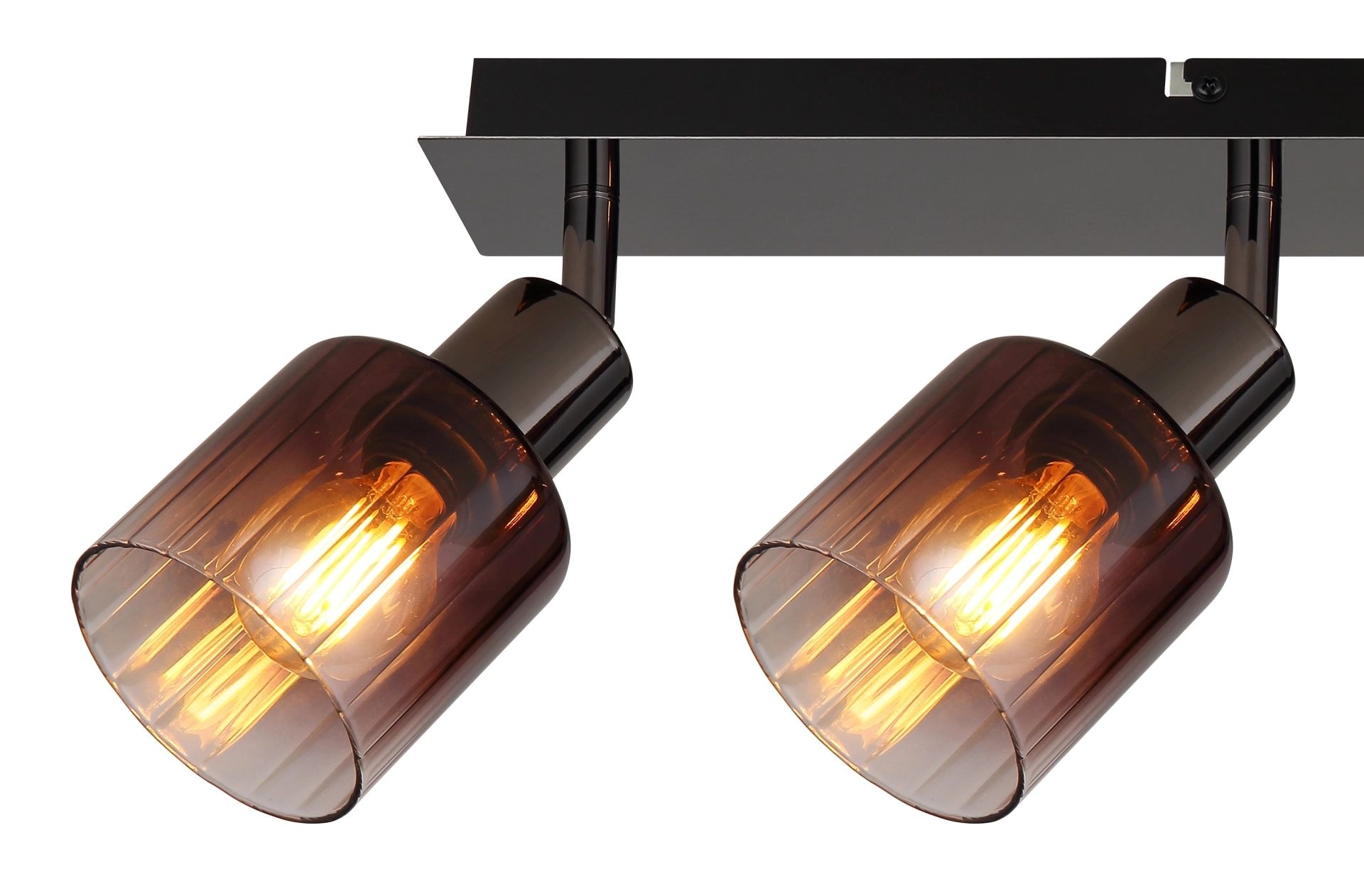 GLOBO LIGHTING Strahler »SATELLA«, Leuchtmittel E14 | ohne Leuchtmittel, Glas kupferfarben, klar verlaufend