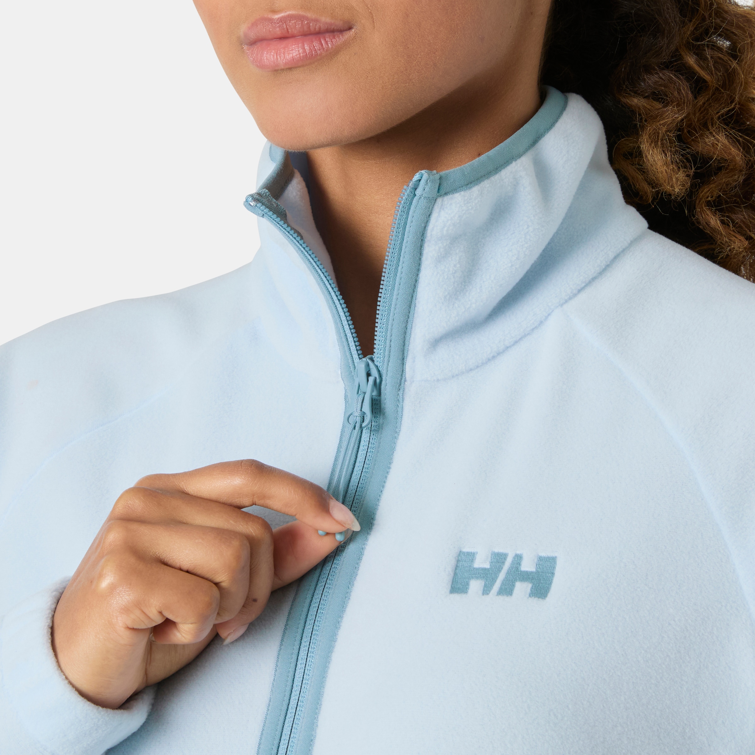 Helly Hansen Fleecepullover »W RIG FLEECE 1/2 ZIP«, sportlicher Stil, Stehkragen mit halbem Reißverschluss, Kängurutasche
