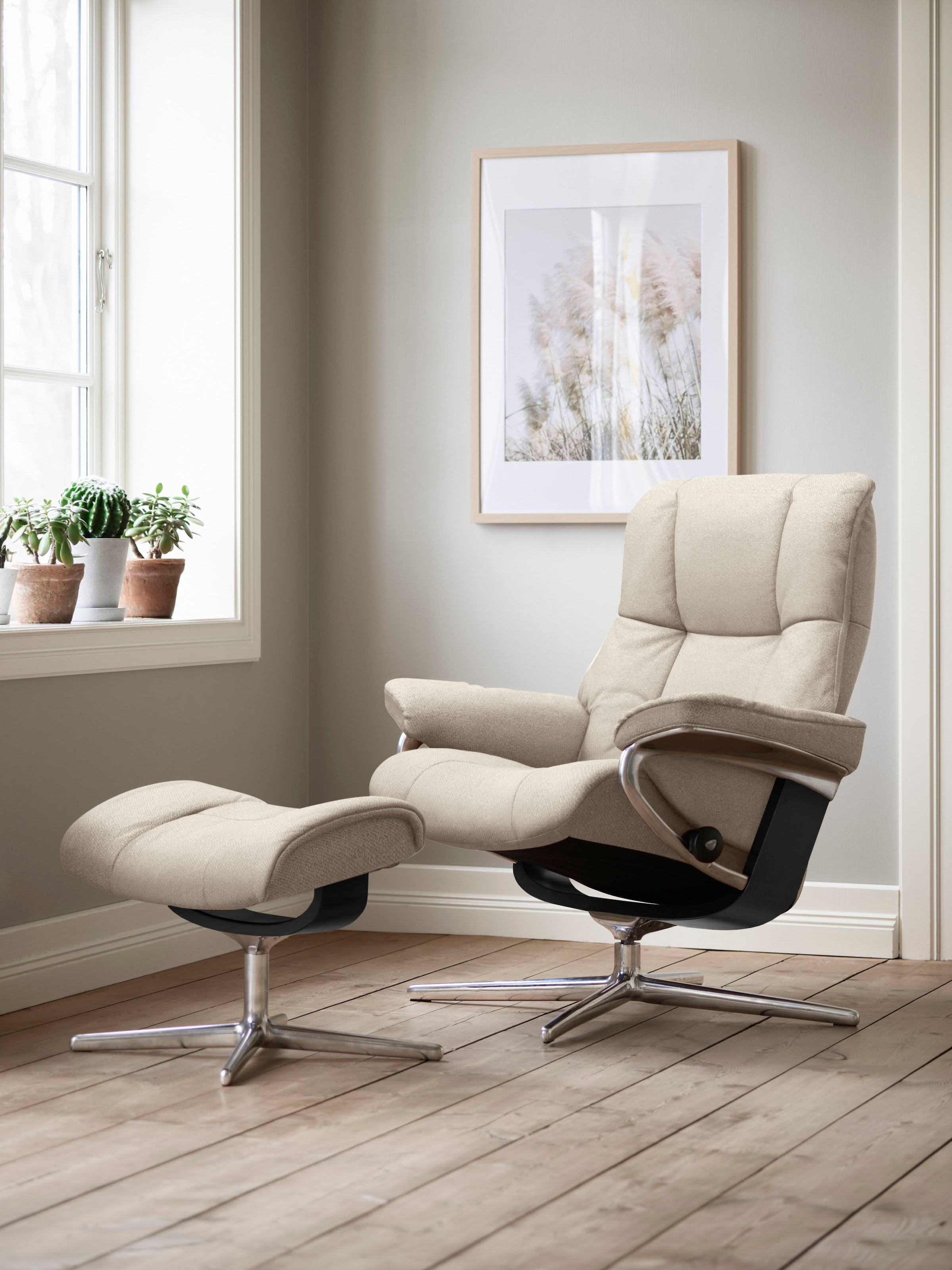 Stressless® Relaxsessel »Mayfair«, mit Cross Base, Größe S, M & L, Holzakze günstig online kaufen