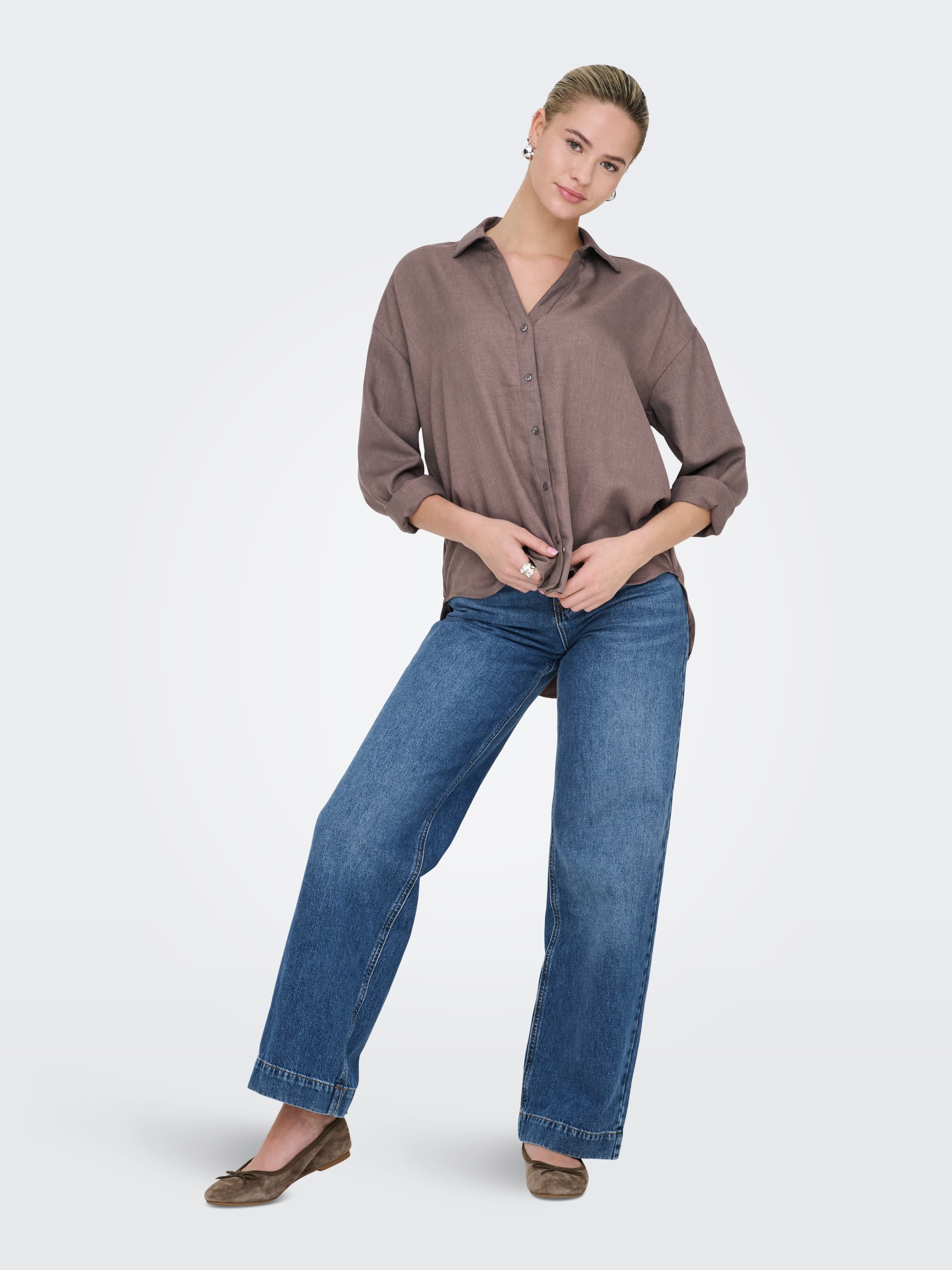 ONLY Hemdbluse »ONLHARRIET LIFE L/S SHIRT WVN«