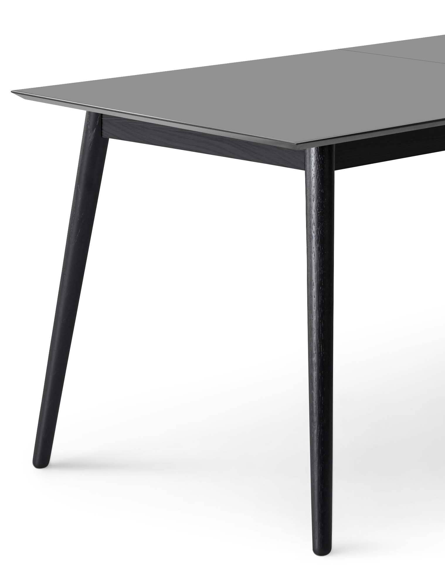 Hammel Furniture Esstisch »Meza Designtisch mit Auszugsfunktion und 2 Einlegeplatten«, (1 St.), rechteckige Tischplatte MDF, Esche Massivholzgestell